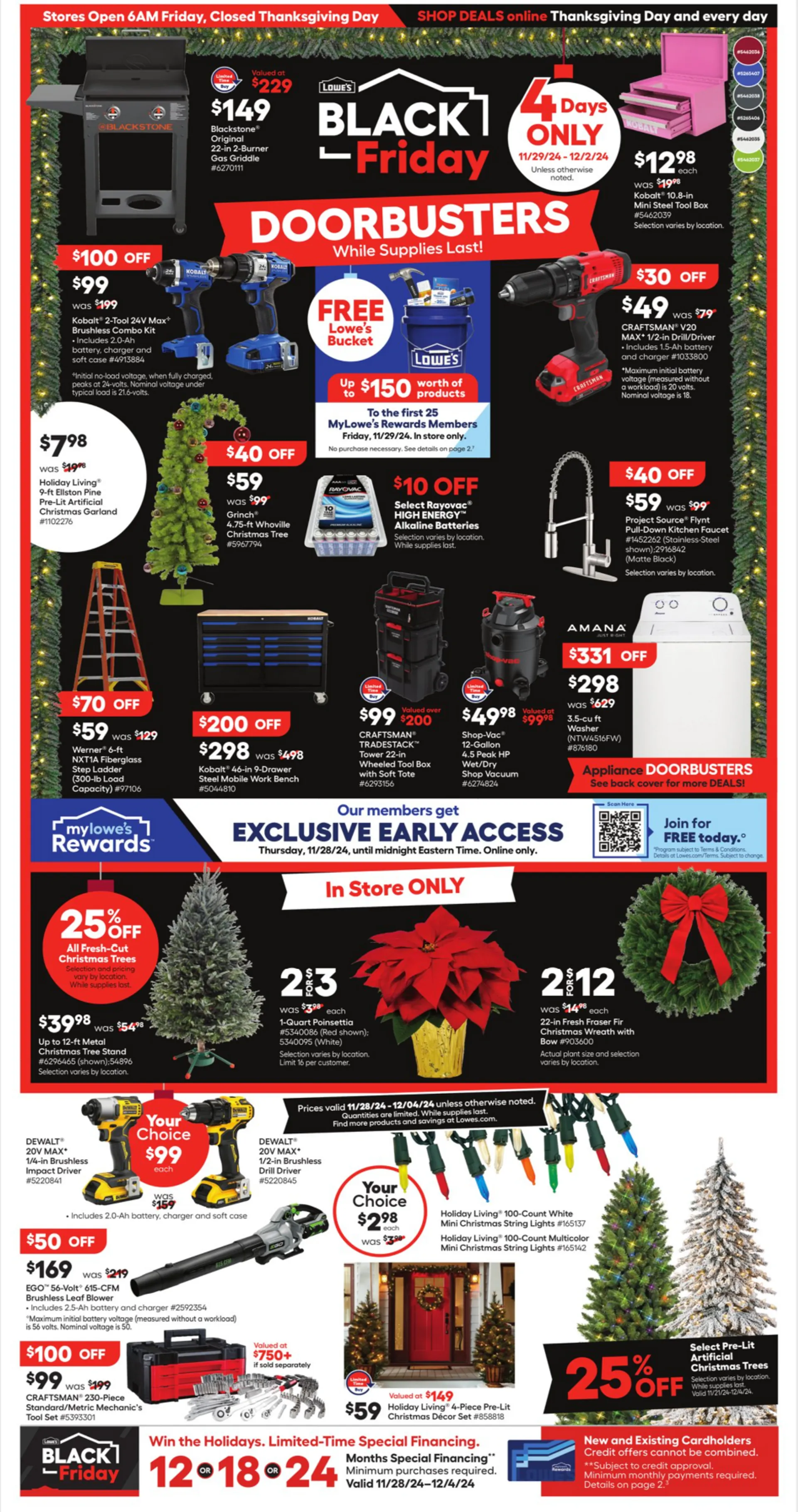 Weekly ad Lowe's Black Friday Deals from November 28 to December 4 2024 - Page 