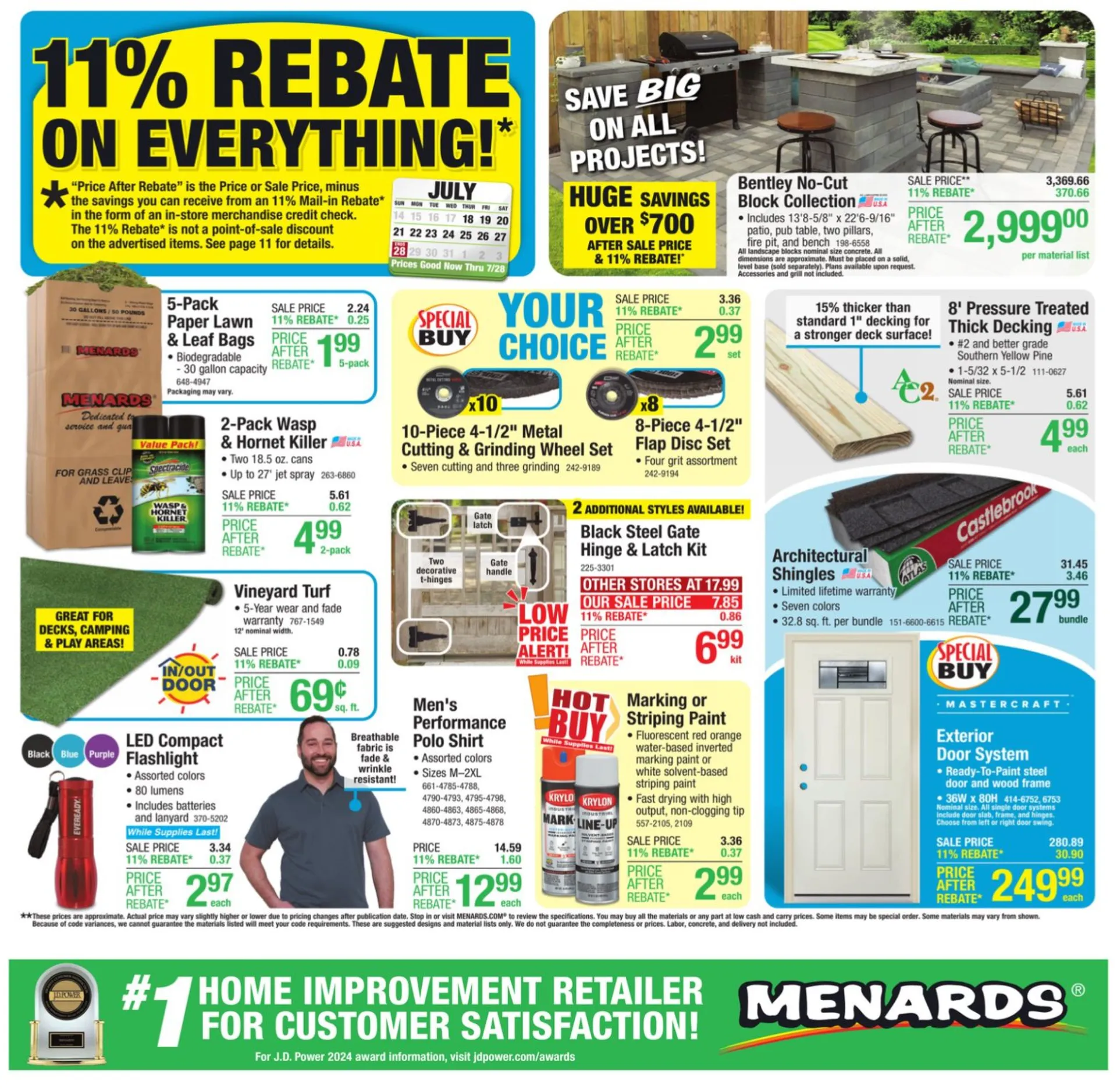 Weekly ad Menards Weekly Ad from July 17 to July 29 2024 - Page 