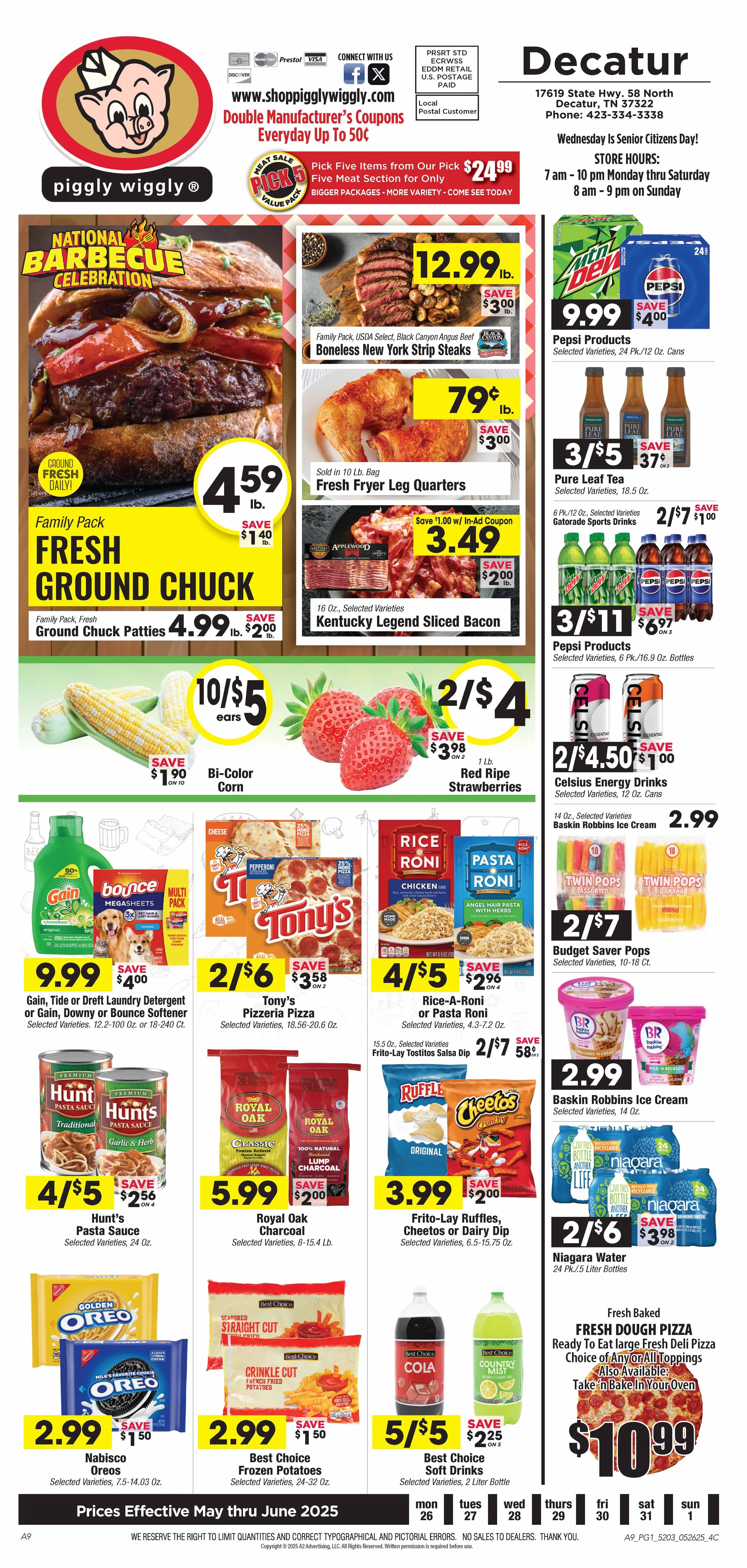 Weekly ad Piggly Wiggly Sales from May 26 to June 1 2025 - Page 1