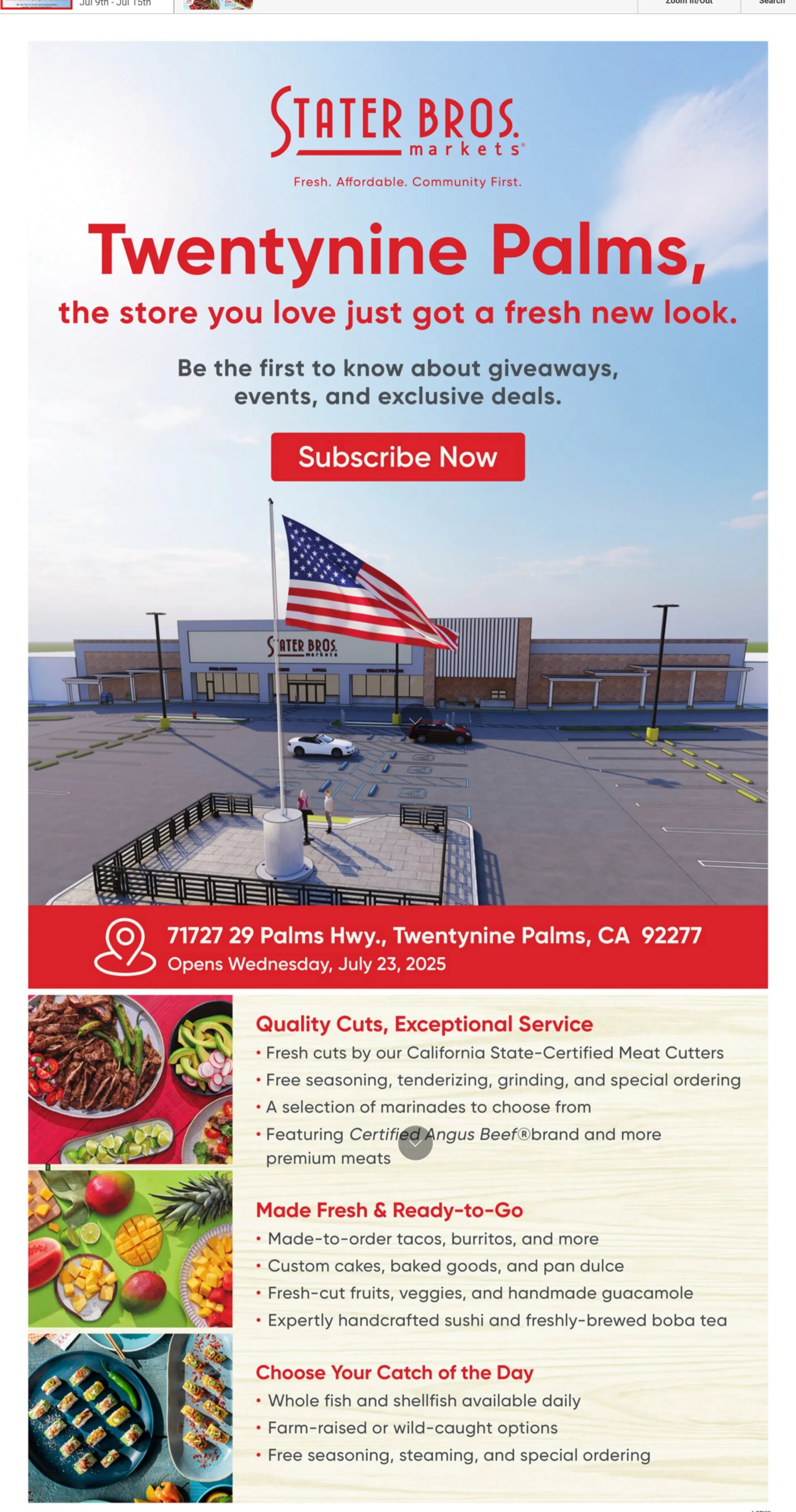 Weekly ad Flyer from July 8 to July 15 2025 - Page 1