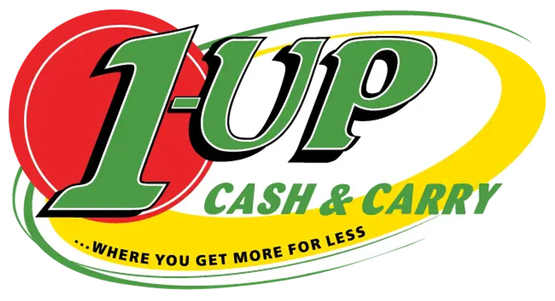 1UP CASH & CARRY logo