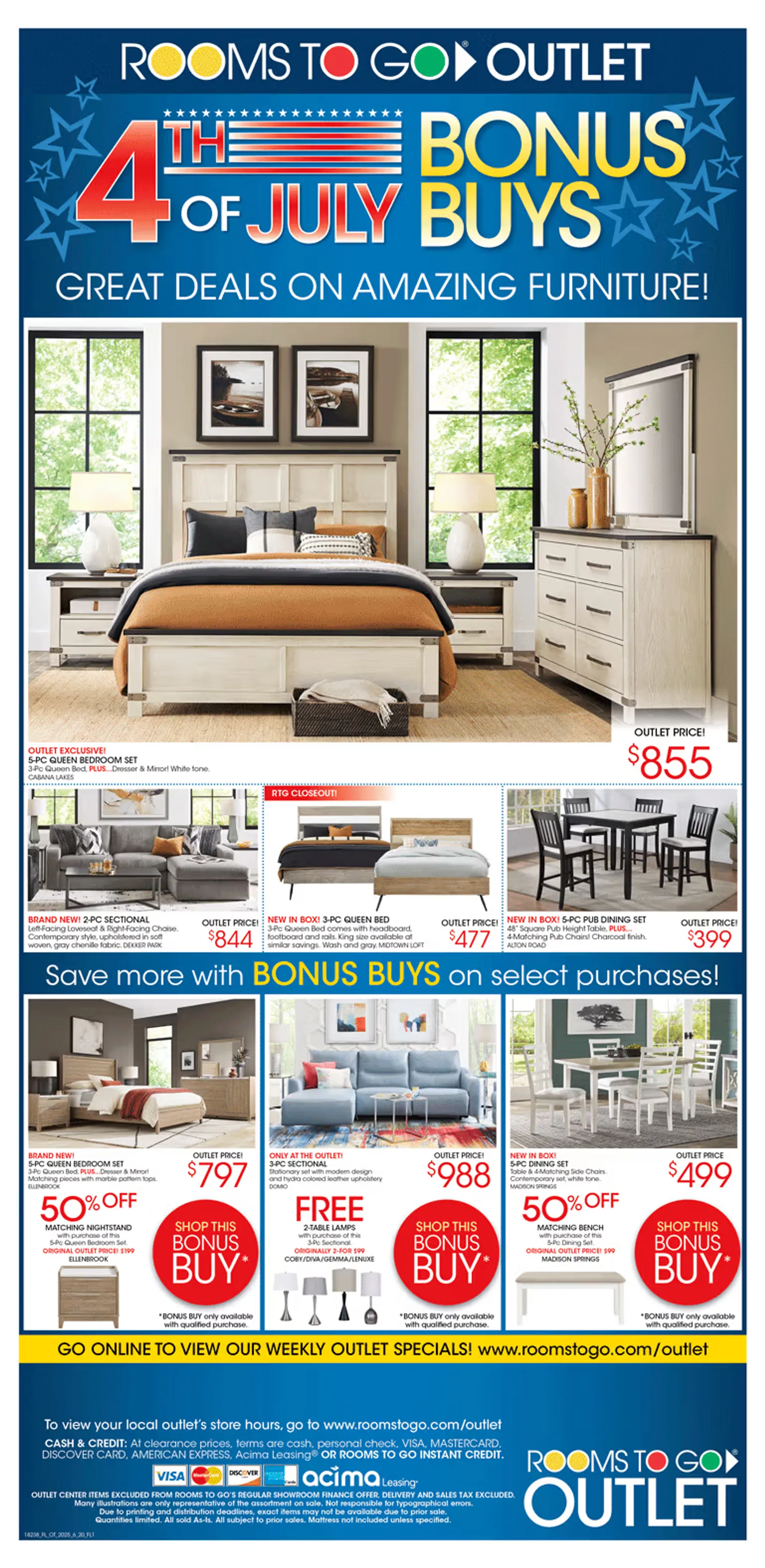 Weekly ad Rooms To Go weekly ads from June 11 to July 18 2025 - Page 1