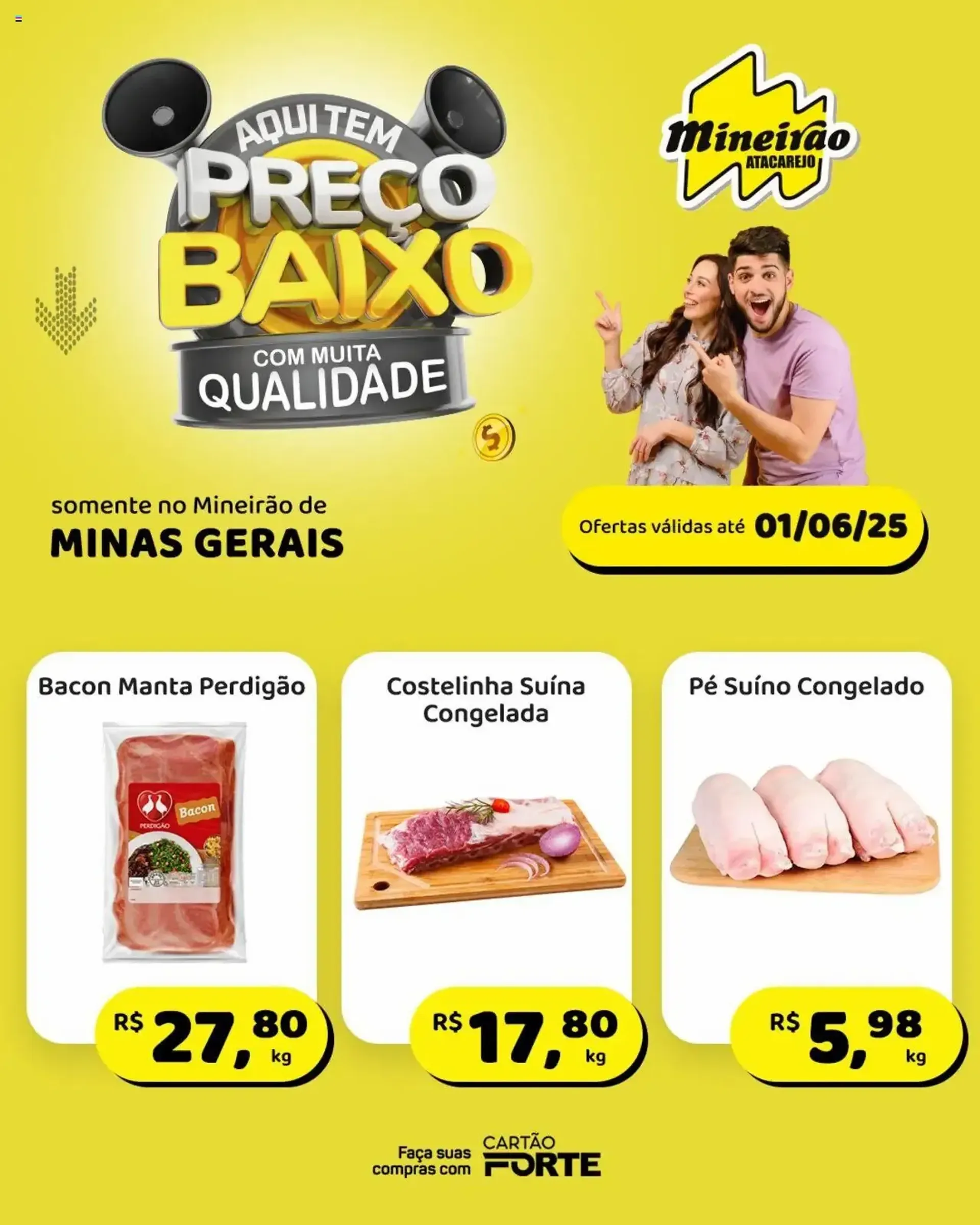 Encarte de Folhetos Mineirão Atacarejo 26 de maio até 1 de junho 2025 - Pagina 1
