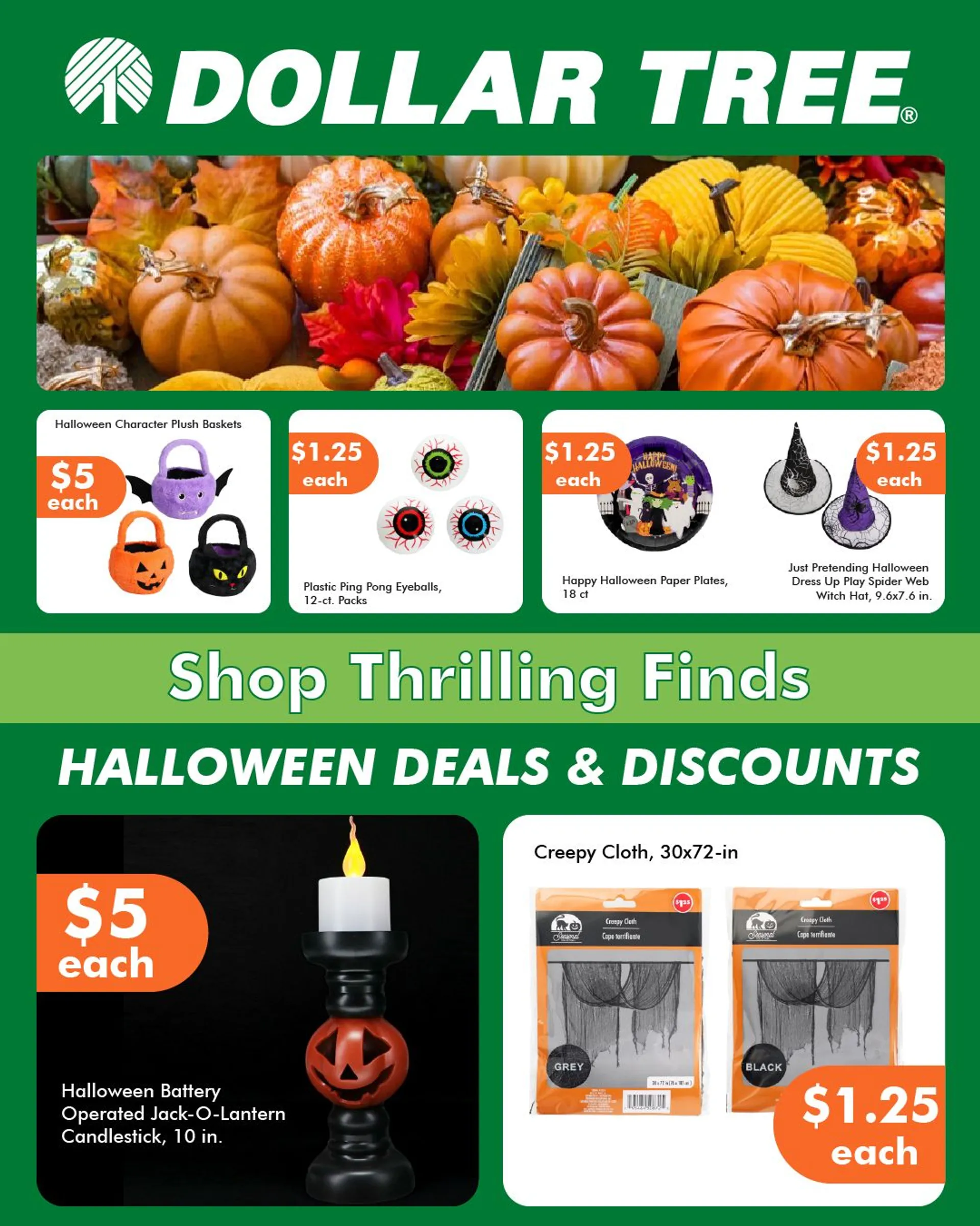 Weekly ad Dollar Tree Weekly Ad from September 25 to October 31 2024 - Page 