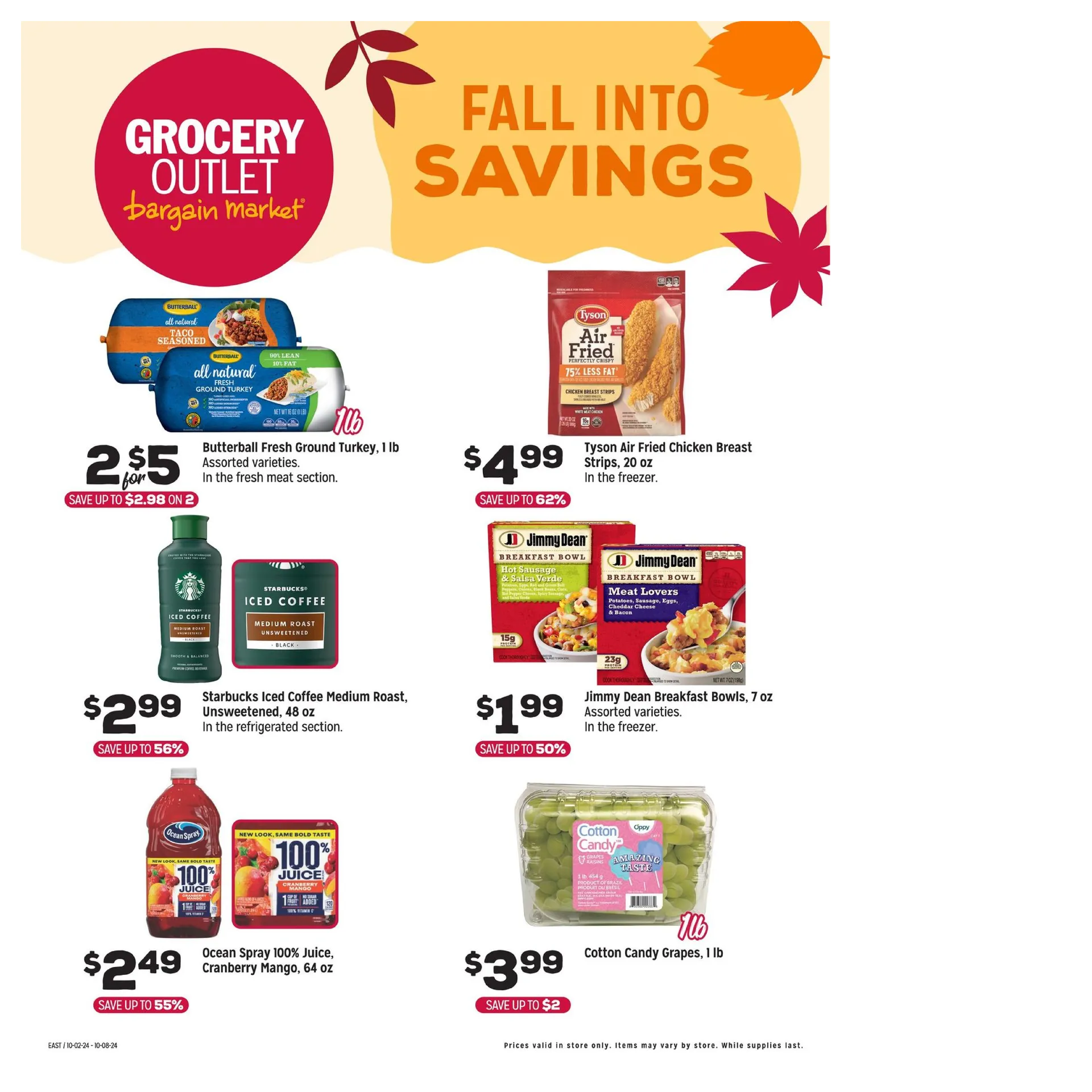 Weekly ad Grocery Outlet sales from October 2 to October 8 2024 - Page 