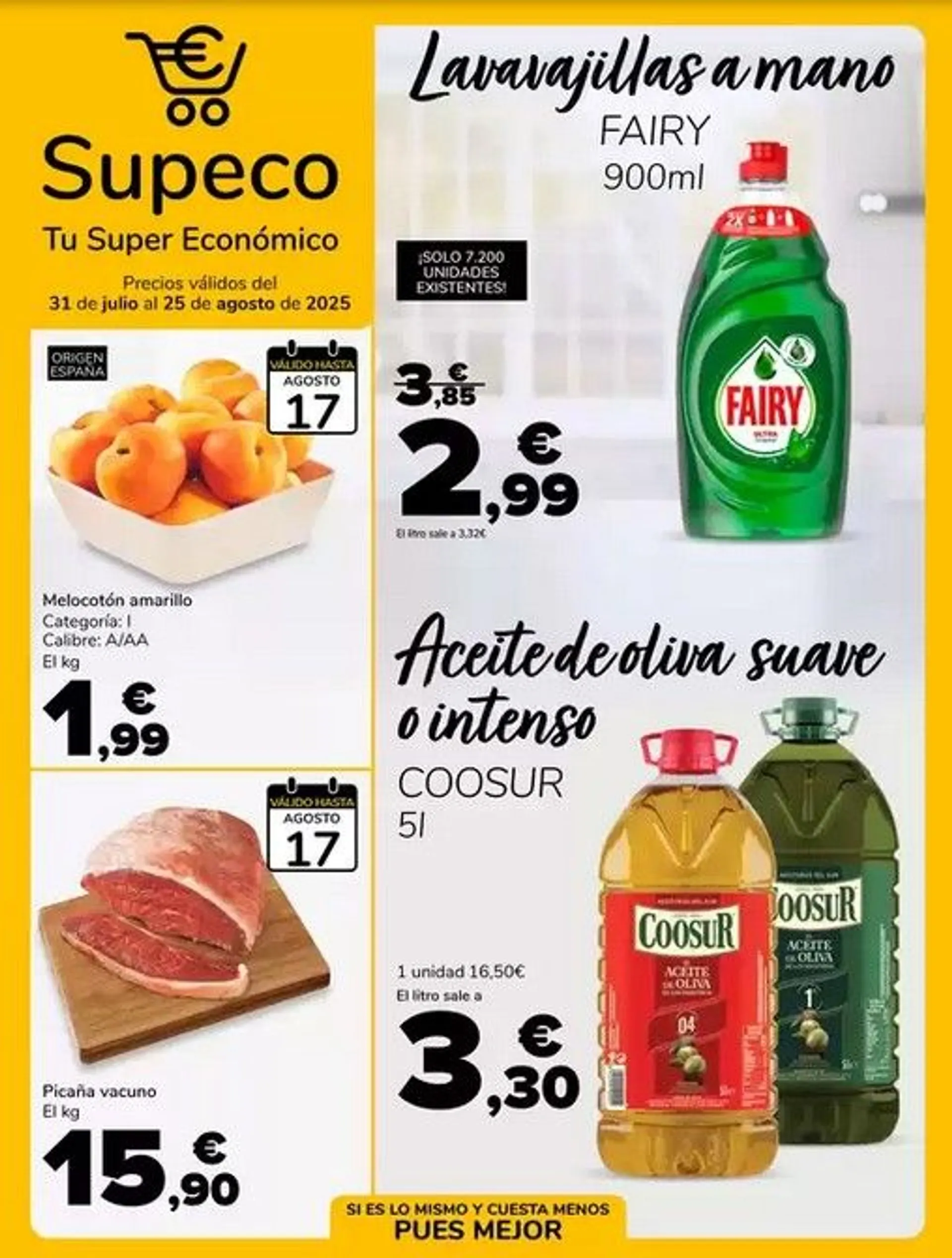 Catálogo de Ofertas Supeco 31 de julio al 25 de agosto 2025 - Página 1