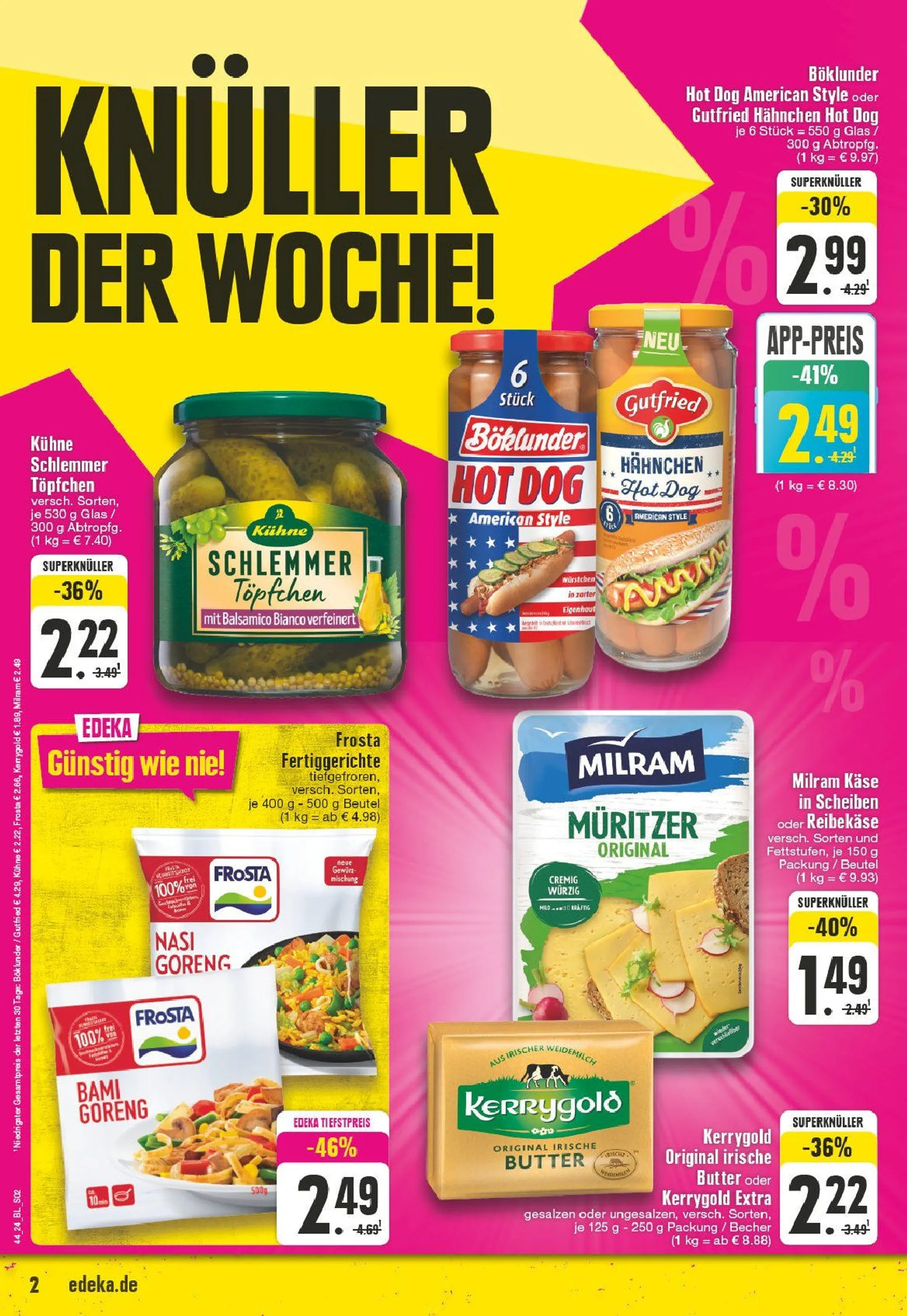 Edeka Prospekt von 28. Oktober bis 2. November 2024 - Prospekt seite 2