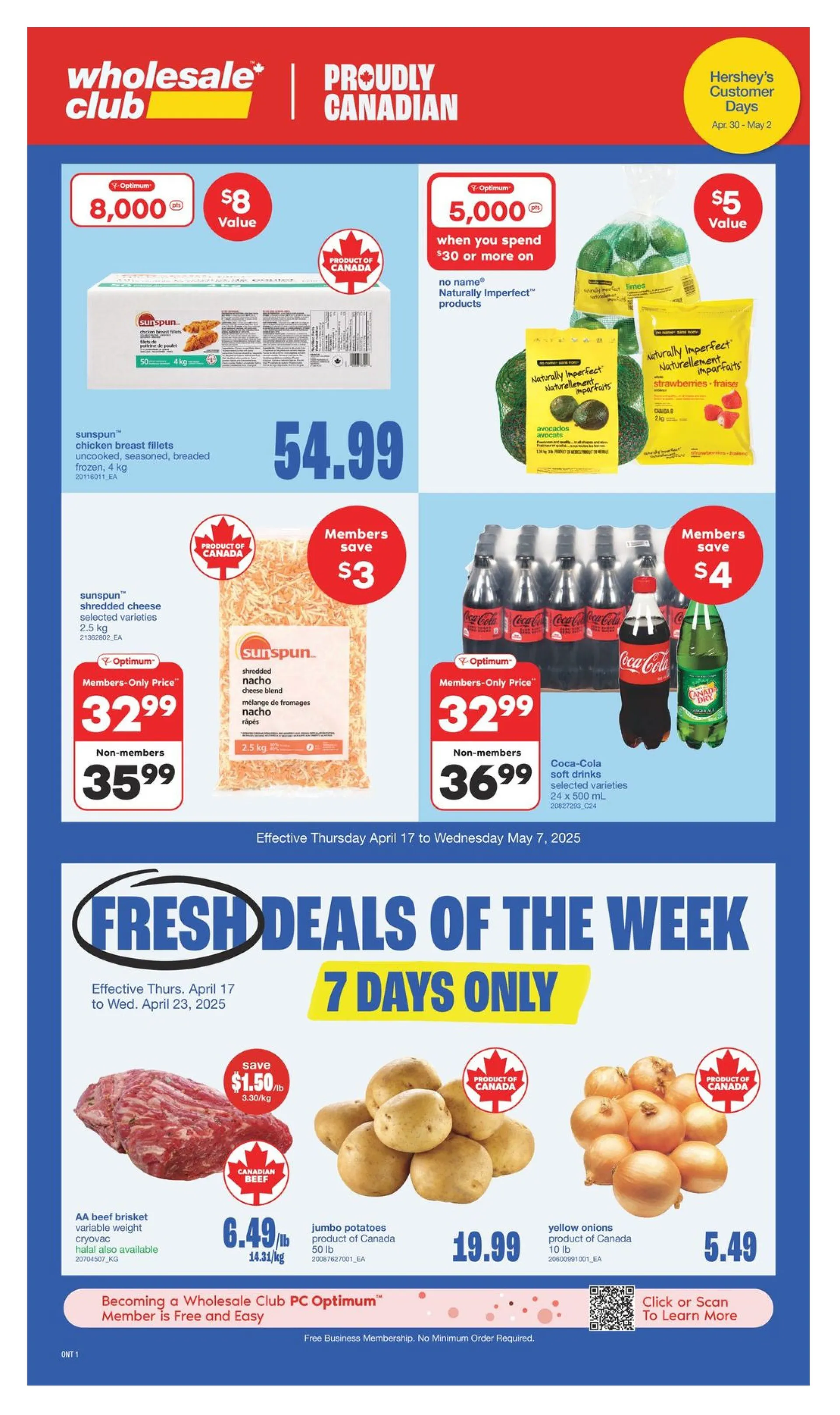 Wholesale Club Sales from April 17 to May 7 2025 - flyer page 