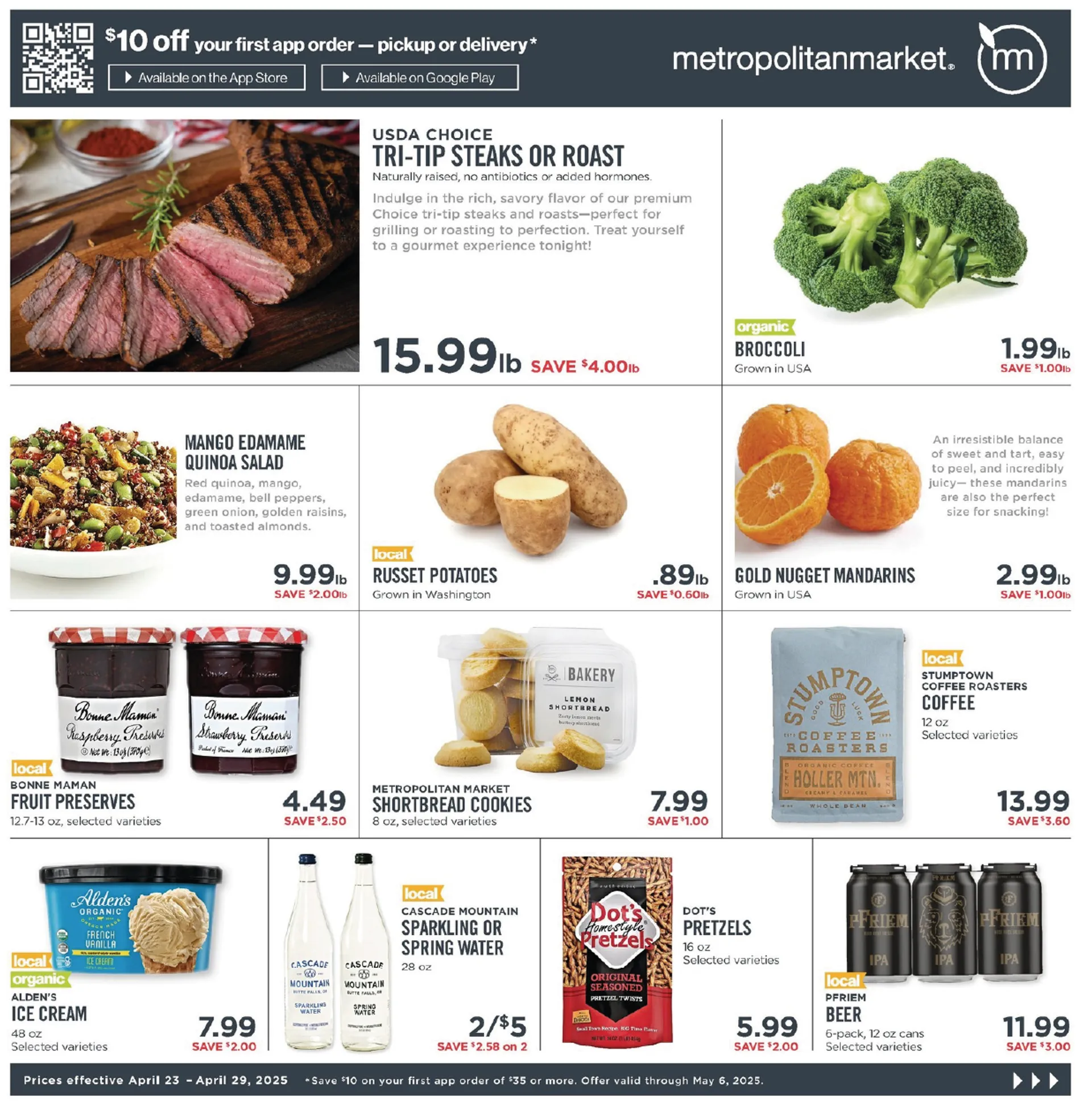 Weekly ad Metropolitan Market Weekly Savings from April 23 to April 29 2025 - Page 