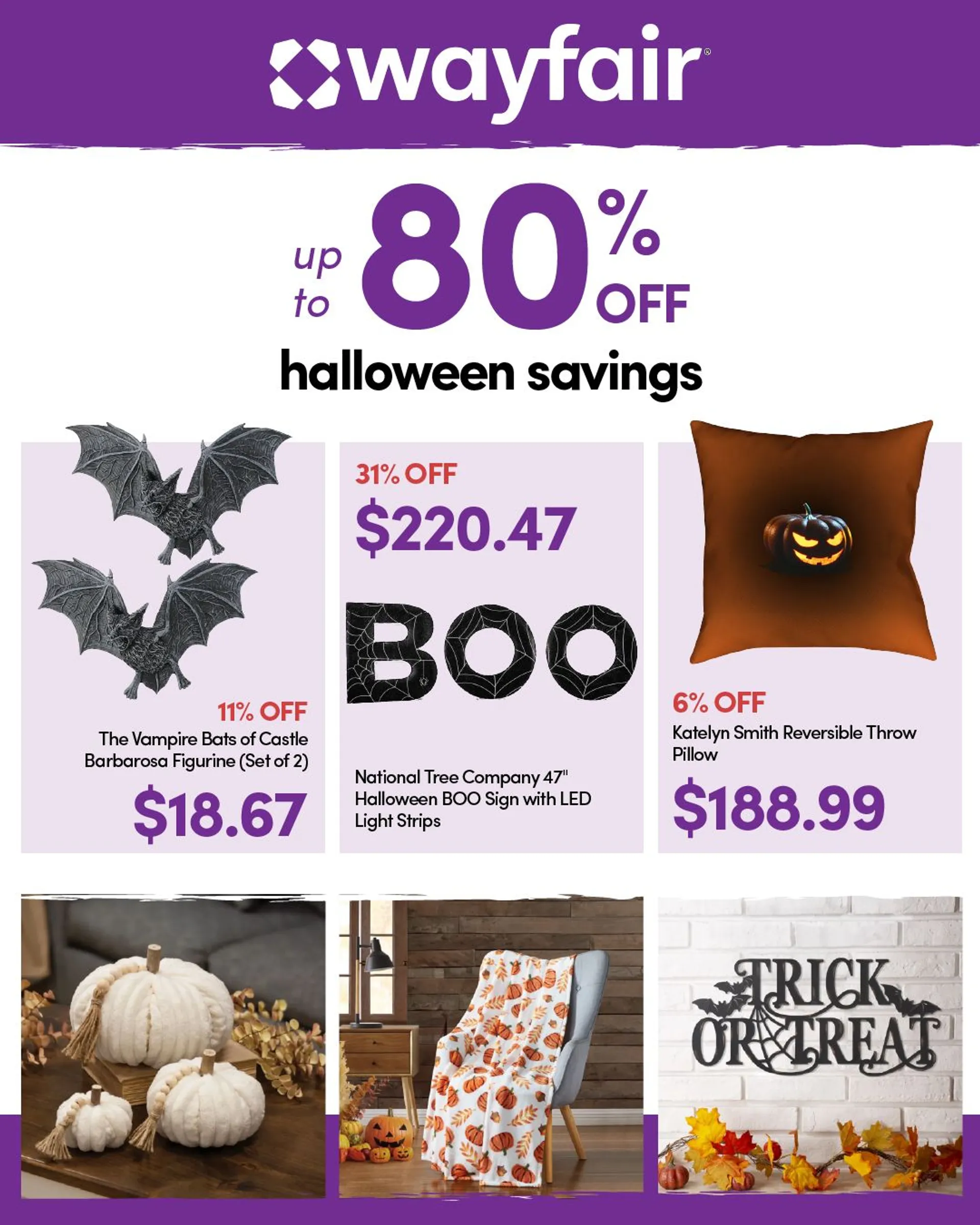 Weekly ad WAYFAIR weekly ads from October 10 to October 31 2024 - Page 