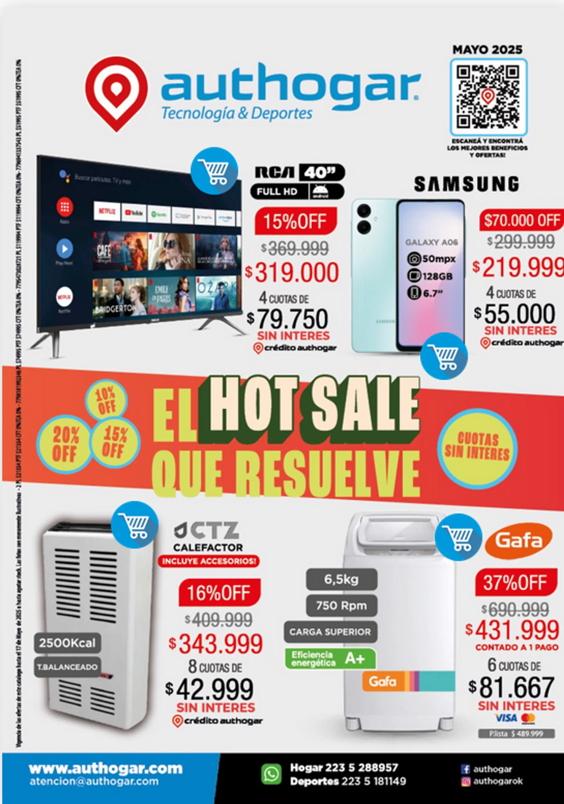 Ofertas de Ofertas Authogar de Mayo 1 de mayo al 31 de mayo 2025 - Página 1 del catálogo