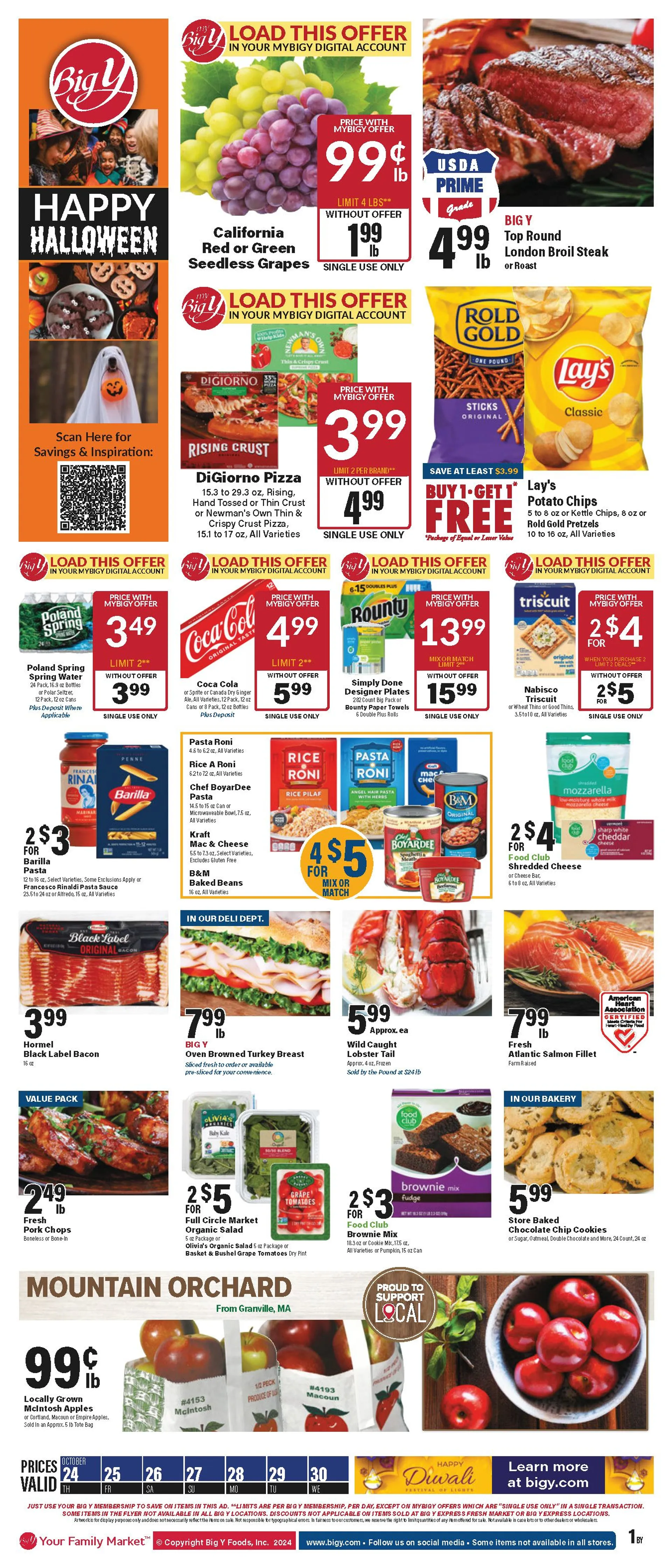 Weekly ad  Halloween deals at Big Y from October 24 to October 30 2024 - Page 