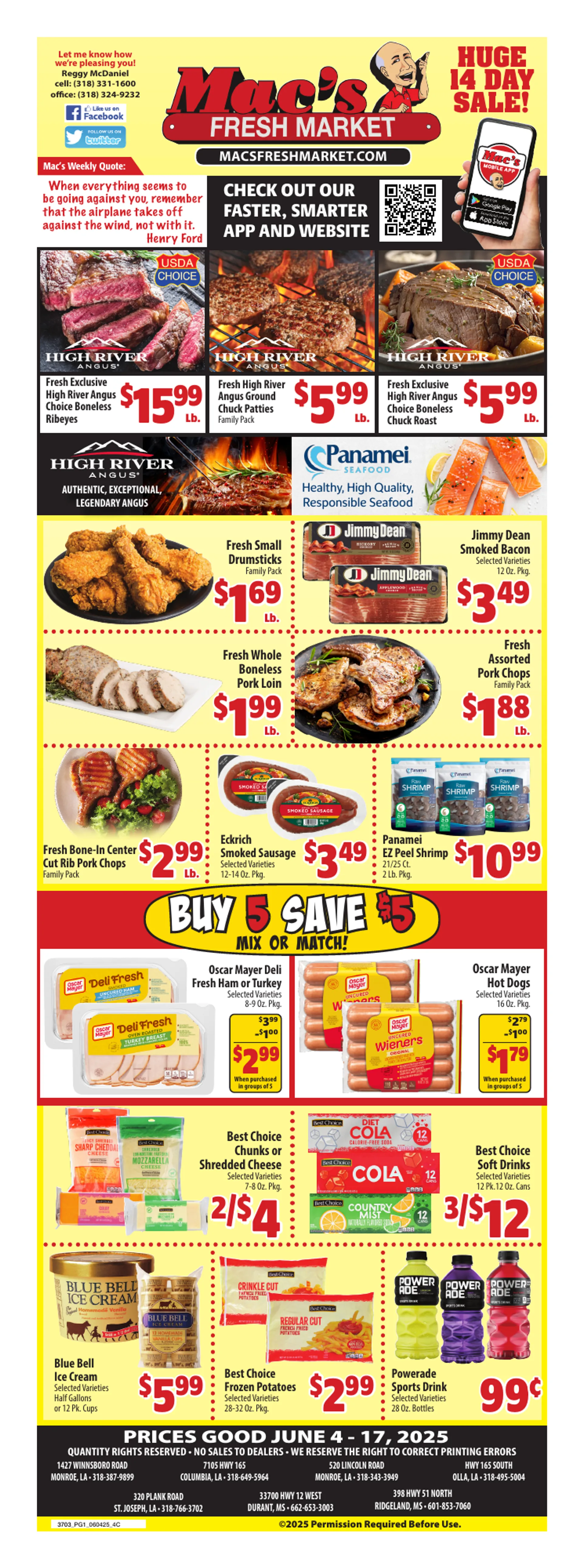 Weekly ad Mac's Freshmarket weekly ads from June 4 to June 17 2025 - Page 1