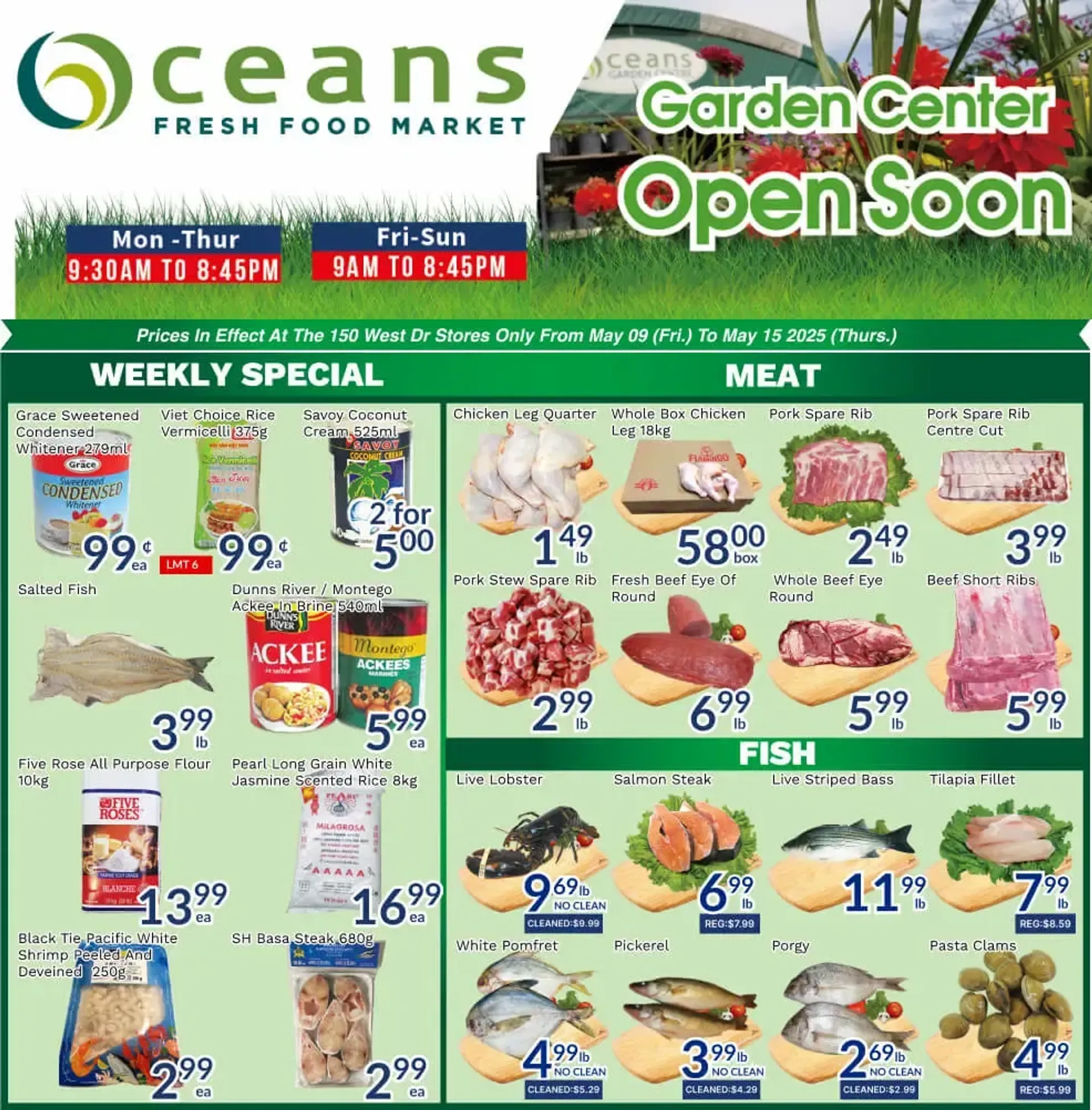 Oceans Deals from May 14 to May 15 2025 - flyer page 
