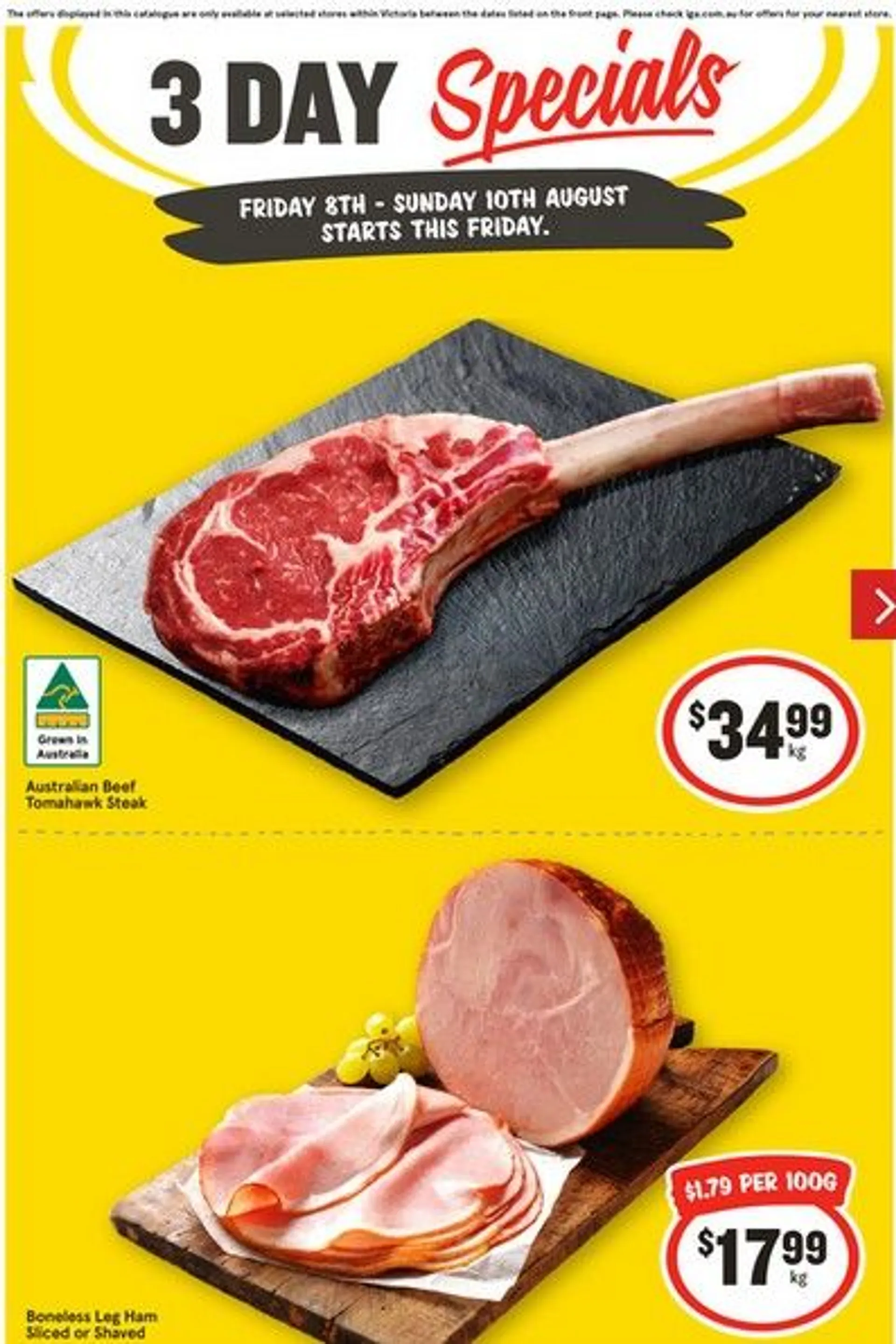 Weekly ad IGA  Sales from August 8 to August 10 2025 - Page 1