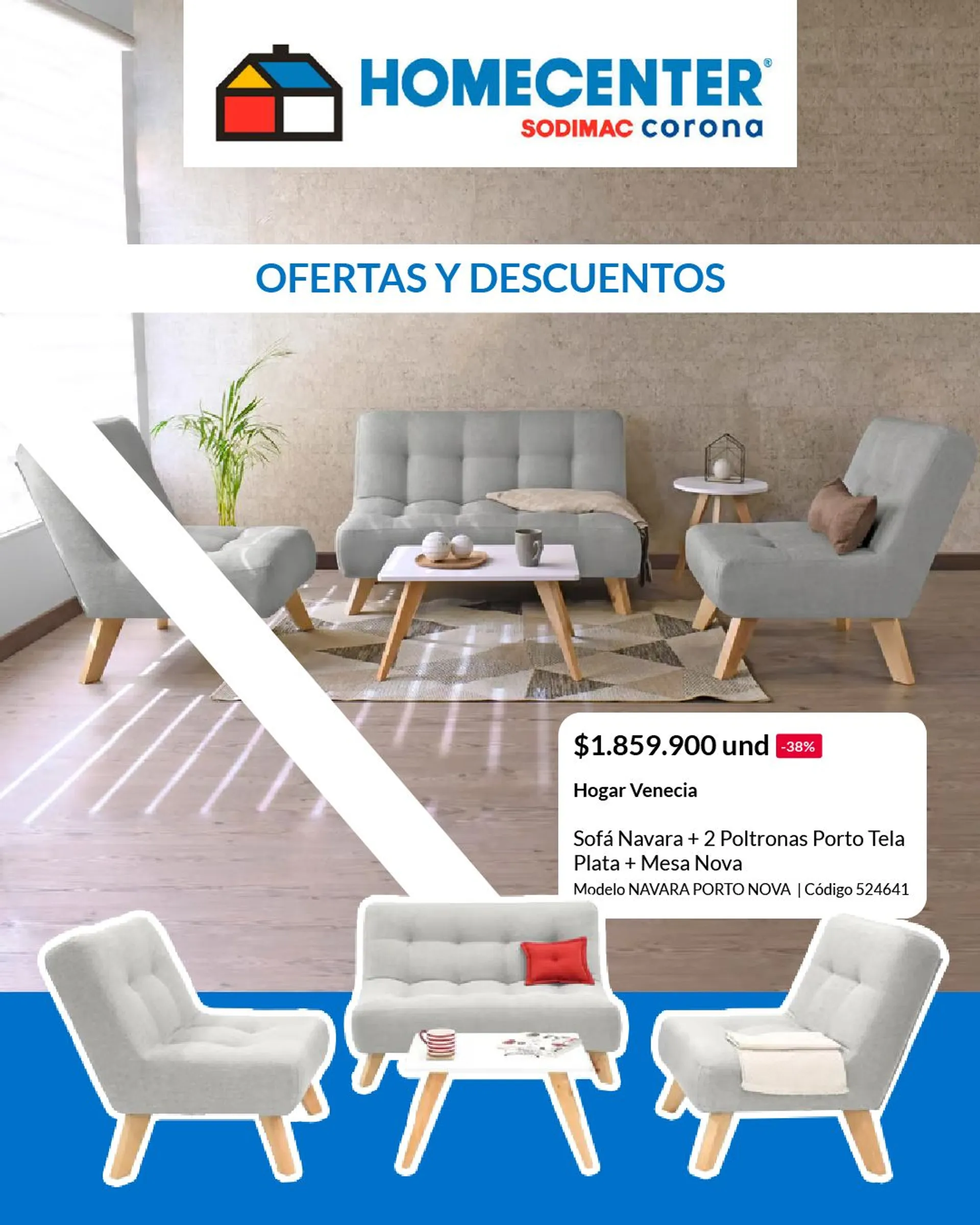 Catalogo de Oferta especial de Homecenter 25 de octubre al 8 de noviembre 2024 - Pag 1