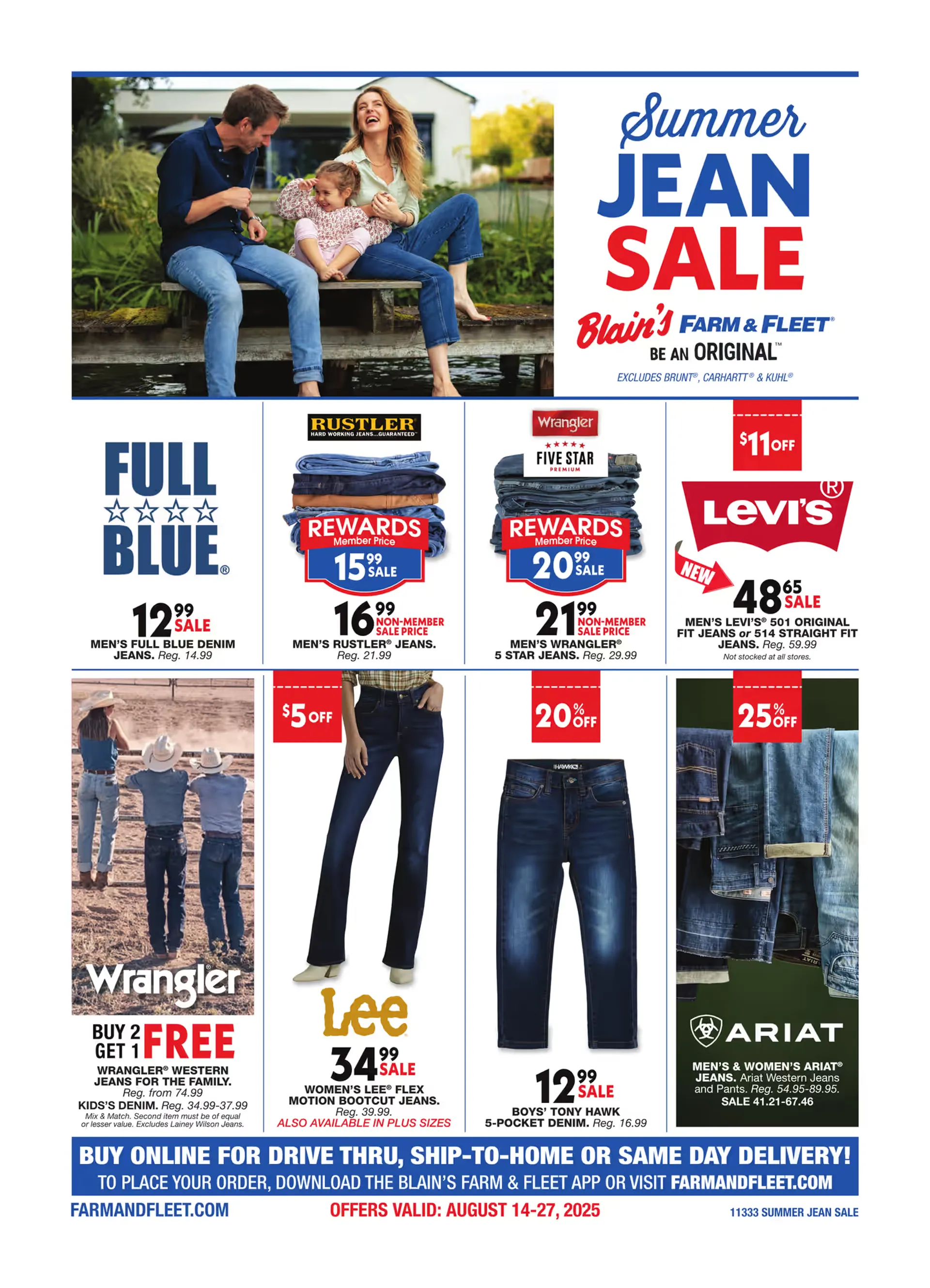 Weekly ad Blain's Farm & Fleet Sales from August 14 to August 27 2025 - Page 1