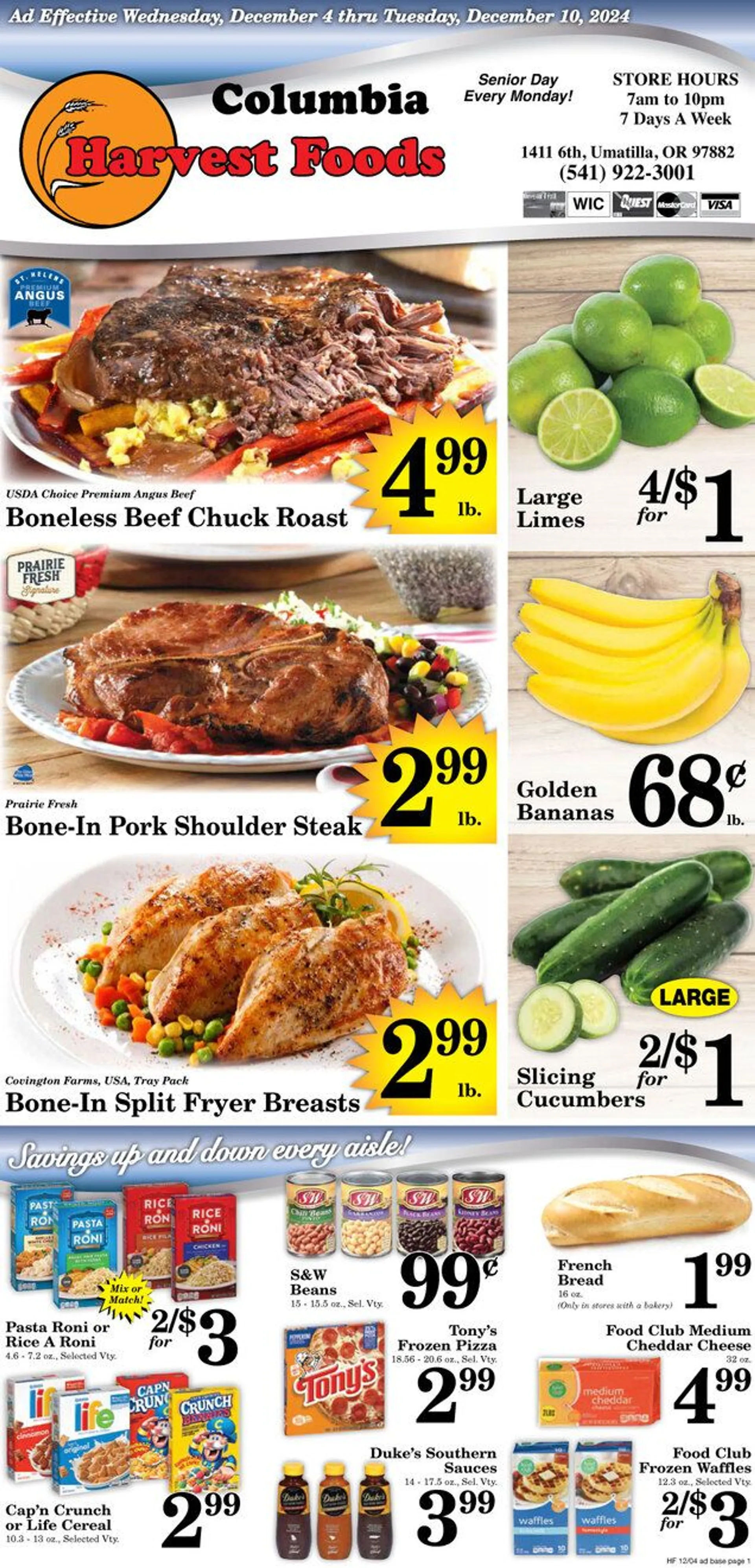 Weekly ad Harvest Foods Deals from December 4 to December 10 2024 - Page 