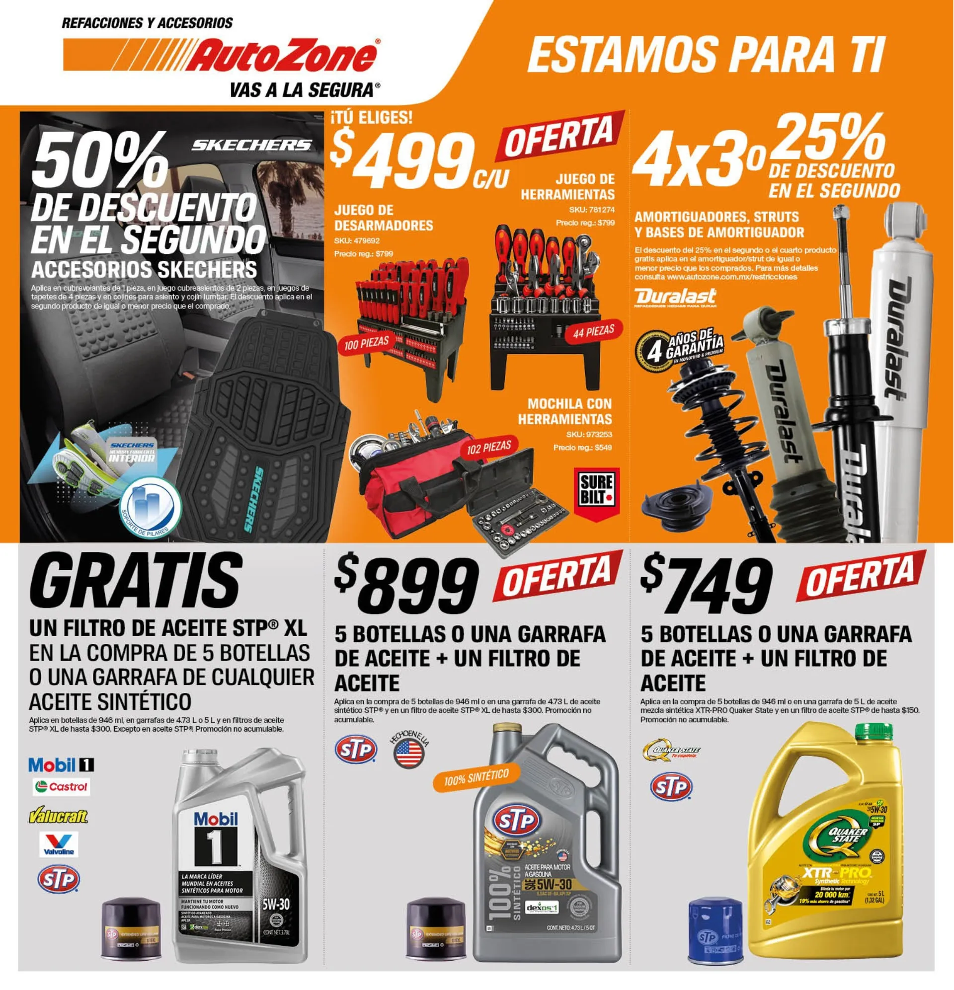 Catálogo de AutoZone Ofertas 1 de septiembre al 21 de septiembre 2024 - Pagina 1