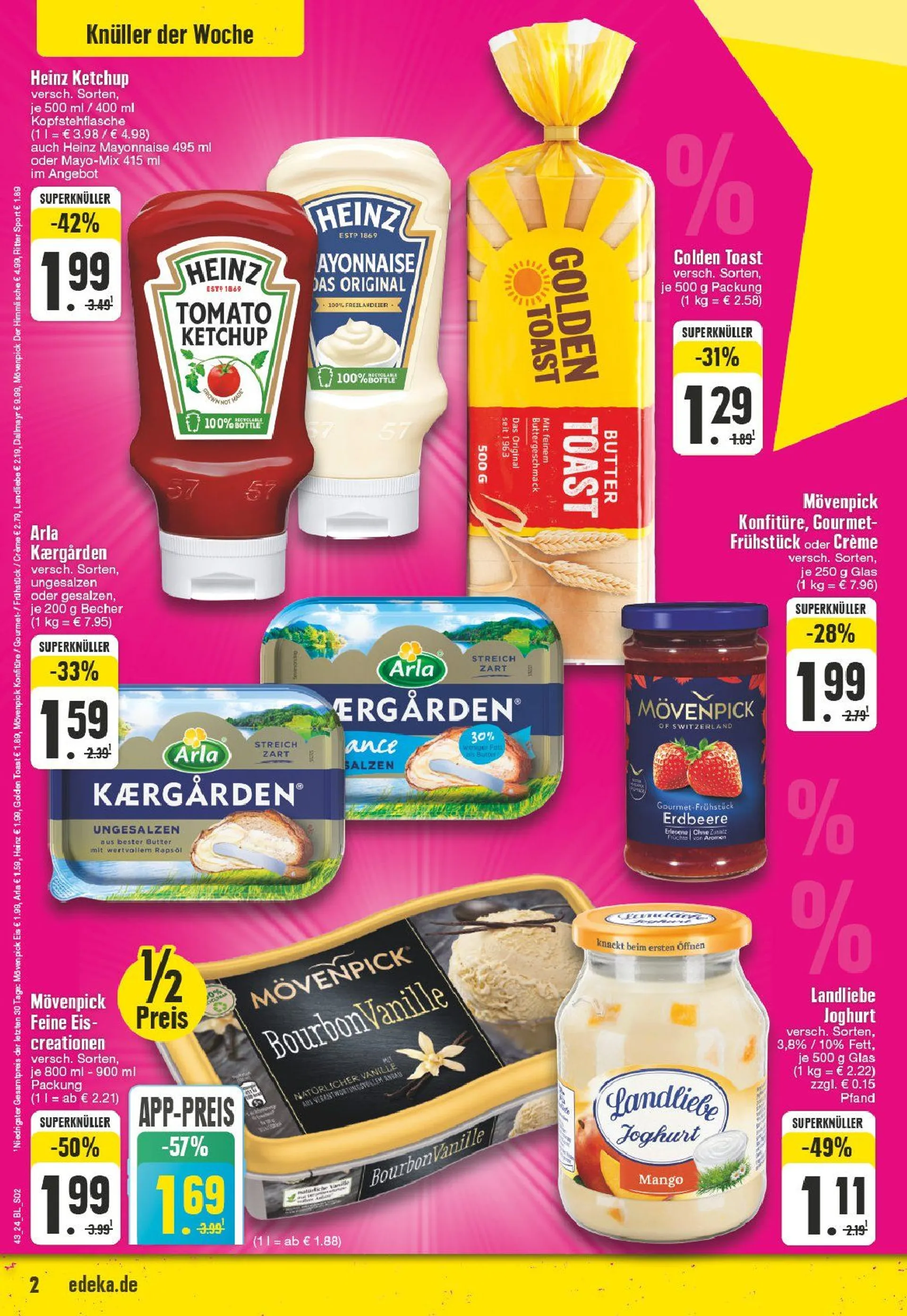 Edeka Prospekt von 21. Oktober bis 26. Oktober 2024 - Prospekt seite 2