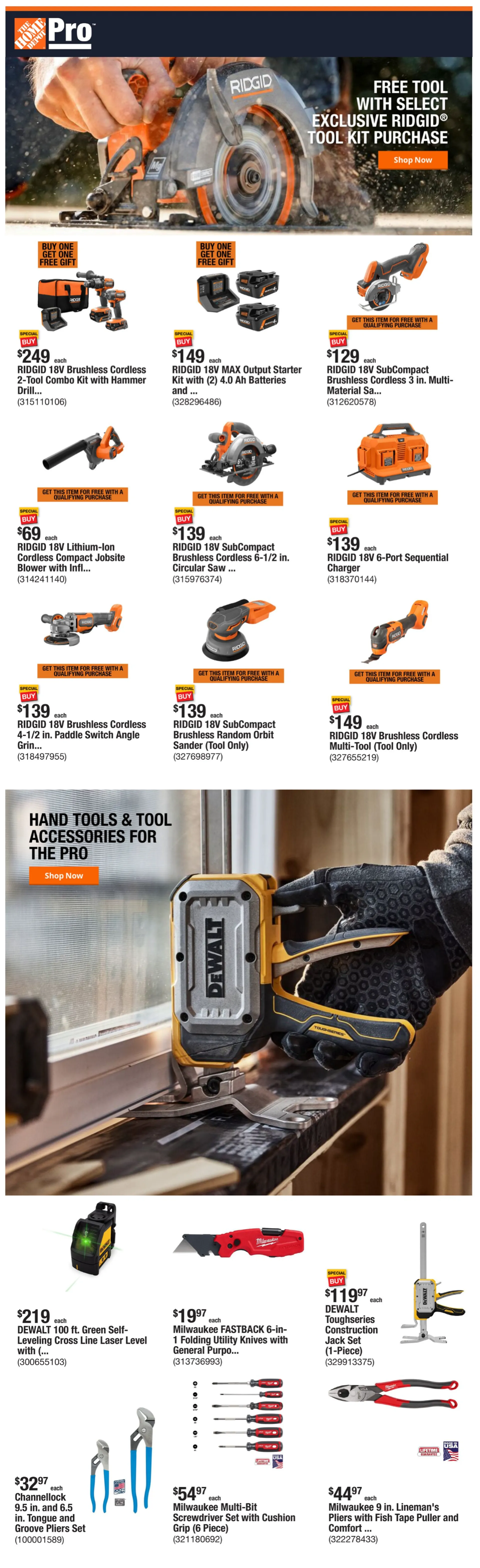 Weekly ad The Home Depot Weekly Ad from November 4 to November 11 2024 - Page 