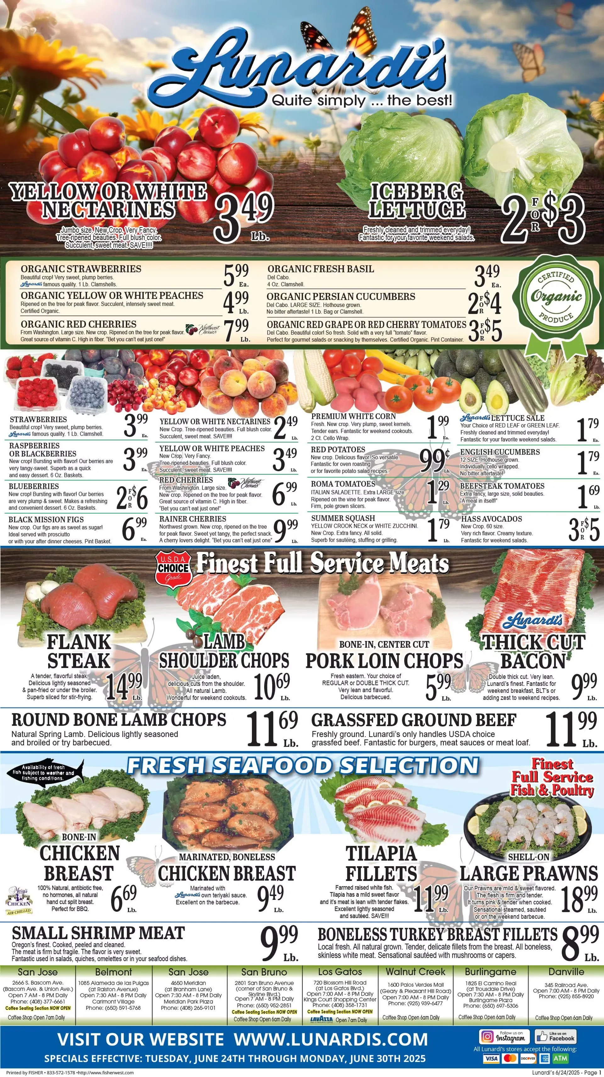 Weekly ad Lunardi's weekly ads from June 24 to June 30 2025 - Page 1