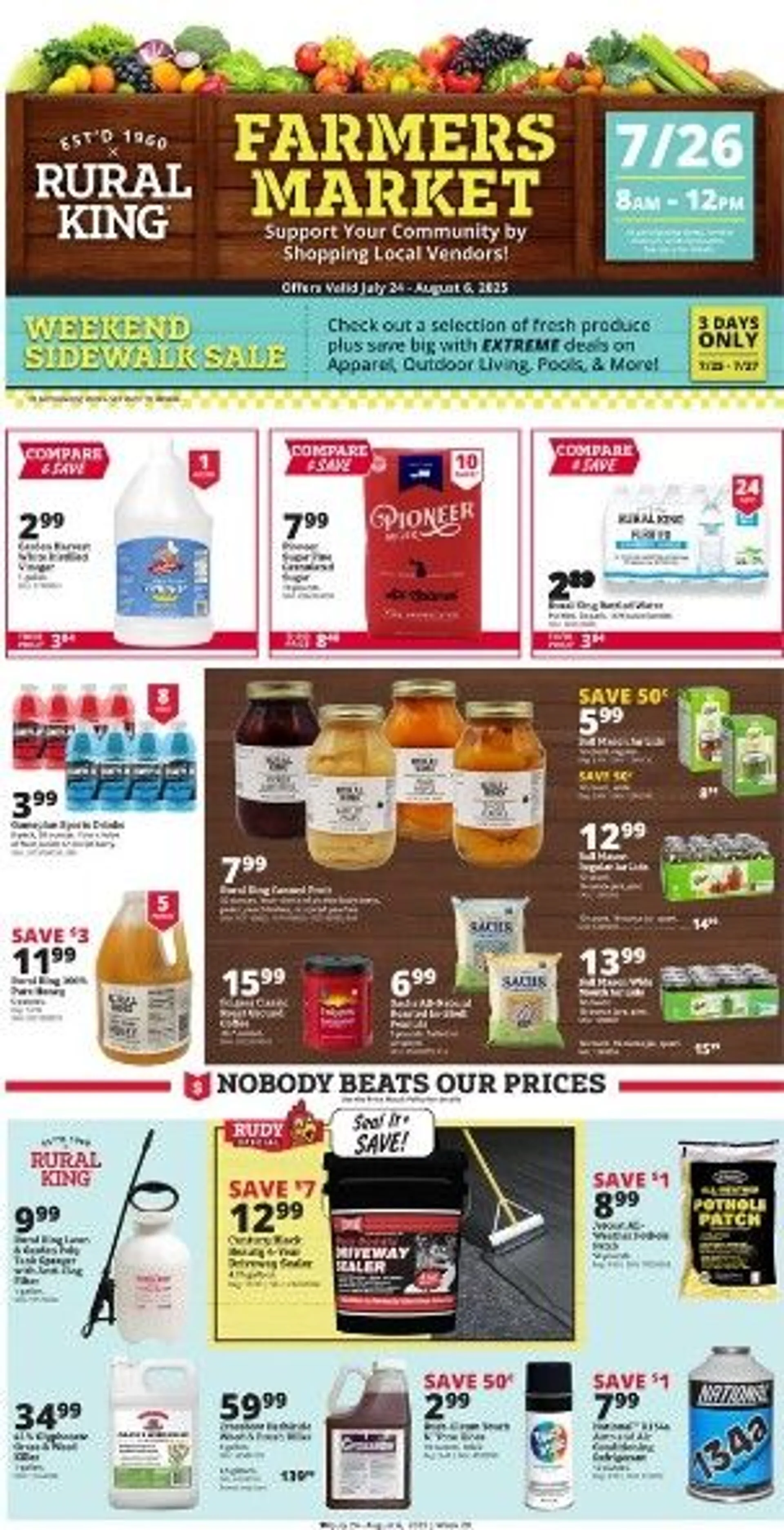 Weekly ad Rural King Sales from July 24 to August 6 2025 - Page 1