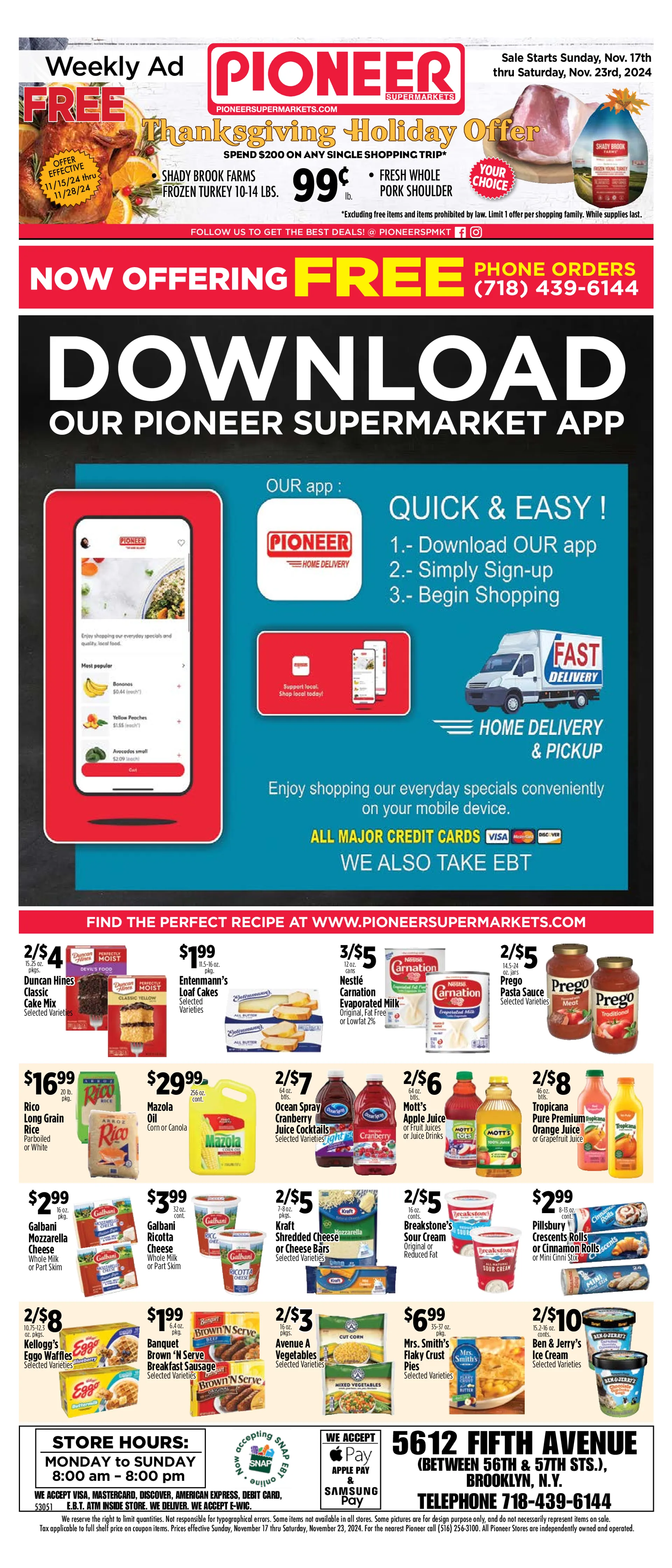 Weekly ad Pioneer's Weekly Ad from November 17 to November 23 2024 - Page 