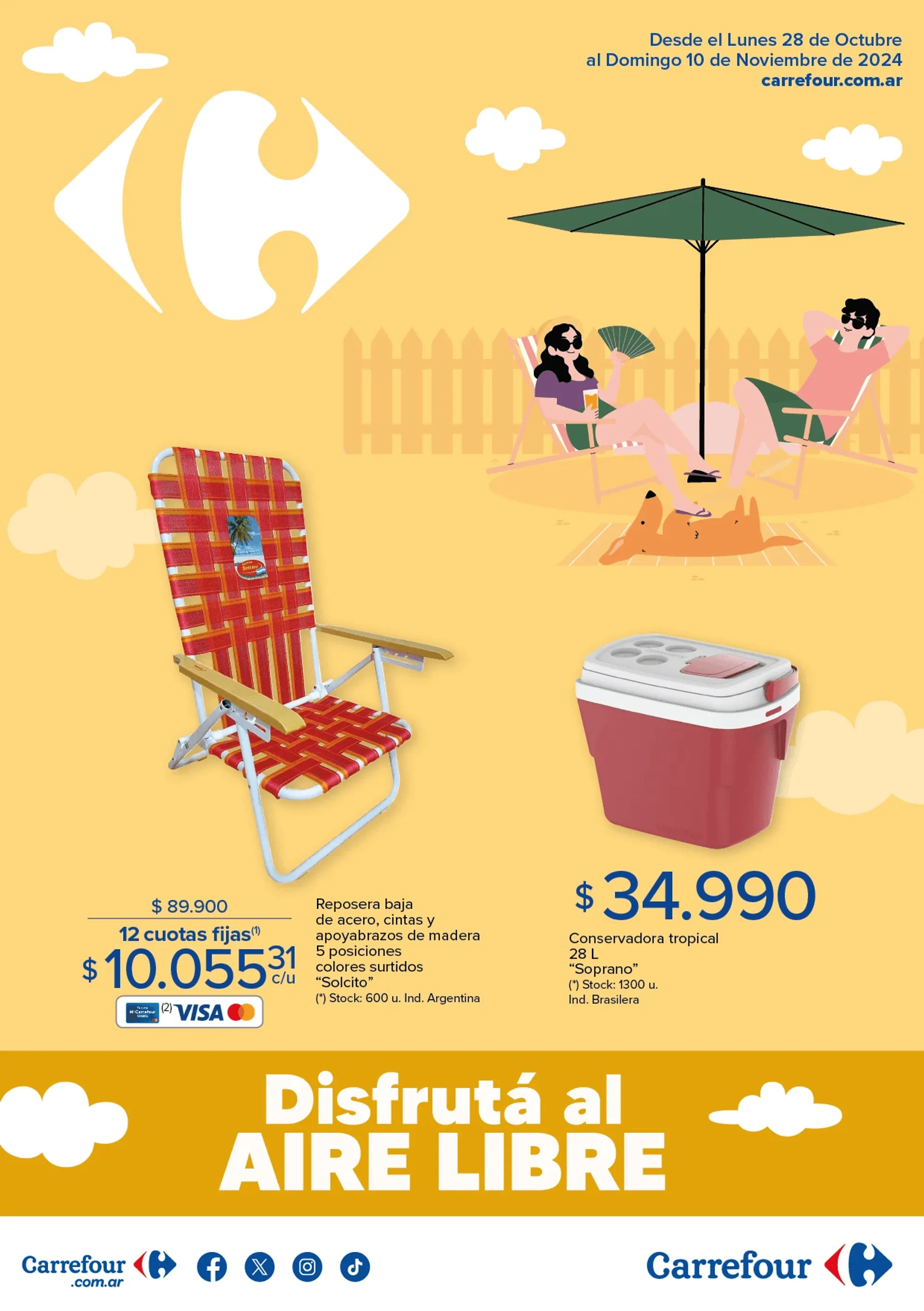 Ofertas de Carrefour Aire Libre 29 de octubre al 10 de noviembre 2024 - Página 1 del catálogo