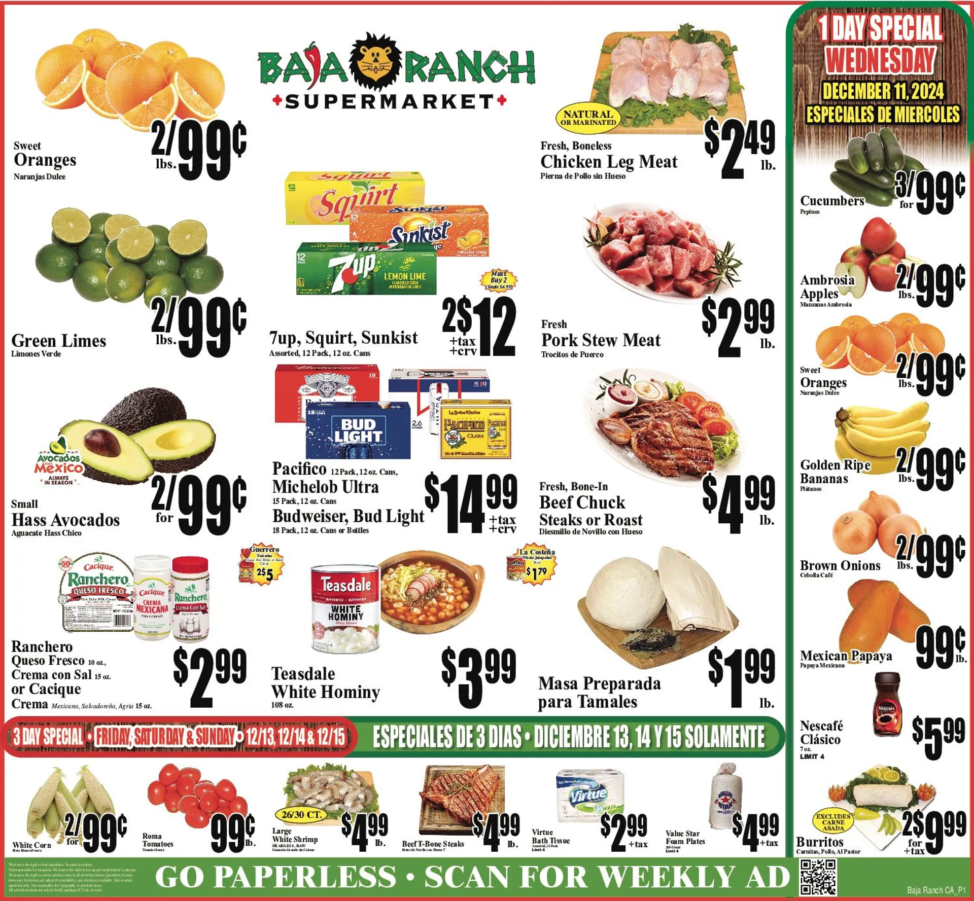 Weekly ad Baja Ranch Deals from December 11 to December 17 2024 - Page 