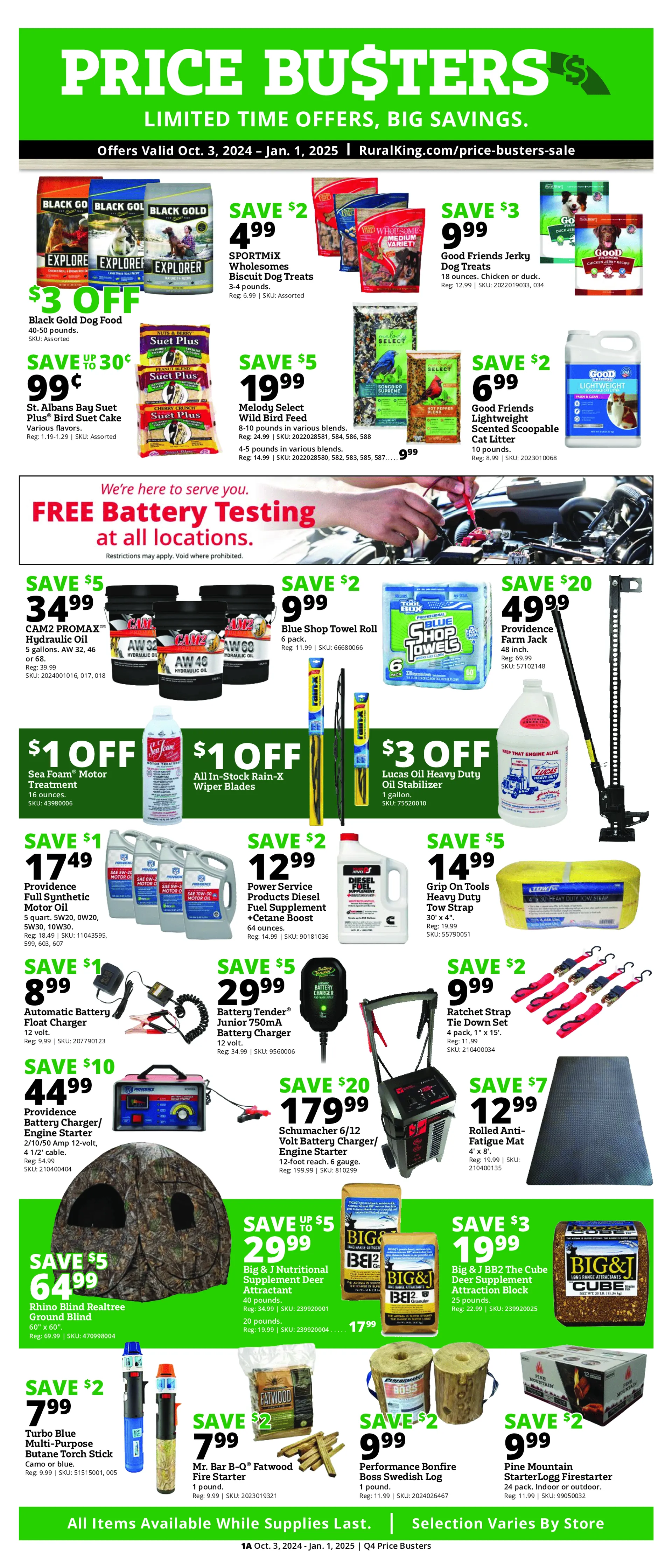 Weekly ad Rural King sales from October 3 to January 1 2025 - Page 