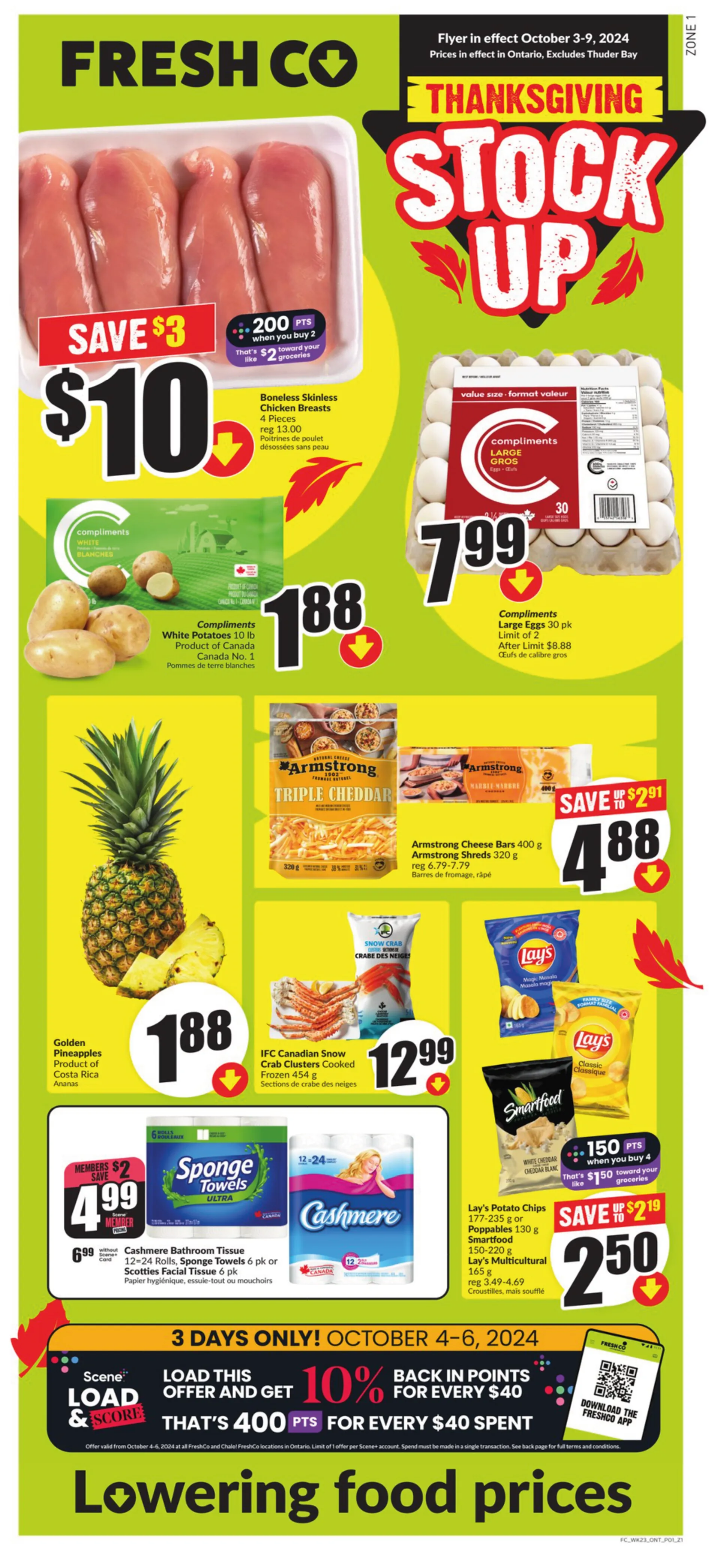 Freshco Clearance Sale from October 2 to October 9 2024 - flyer page 