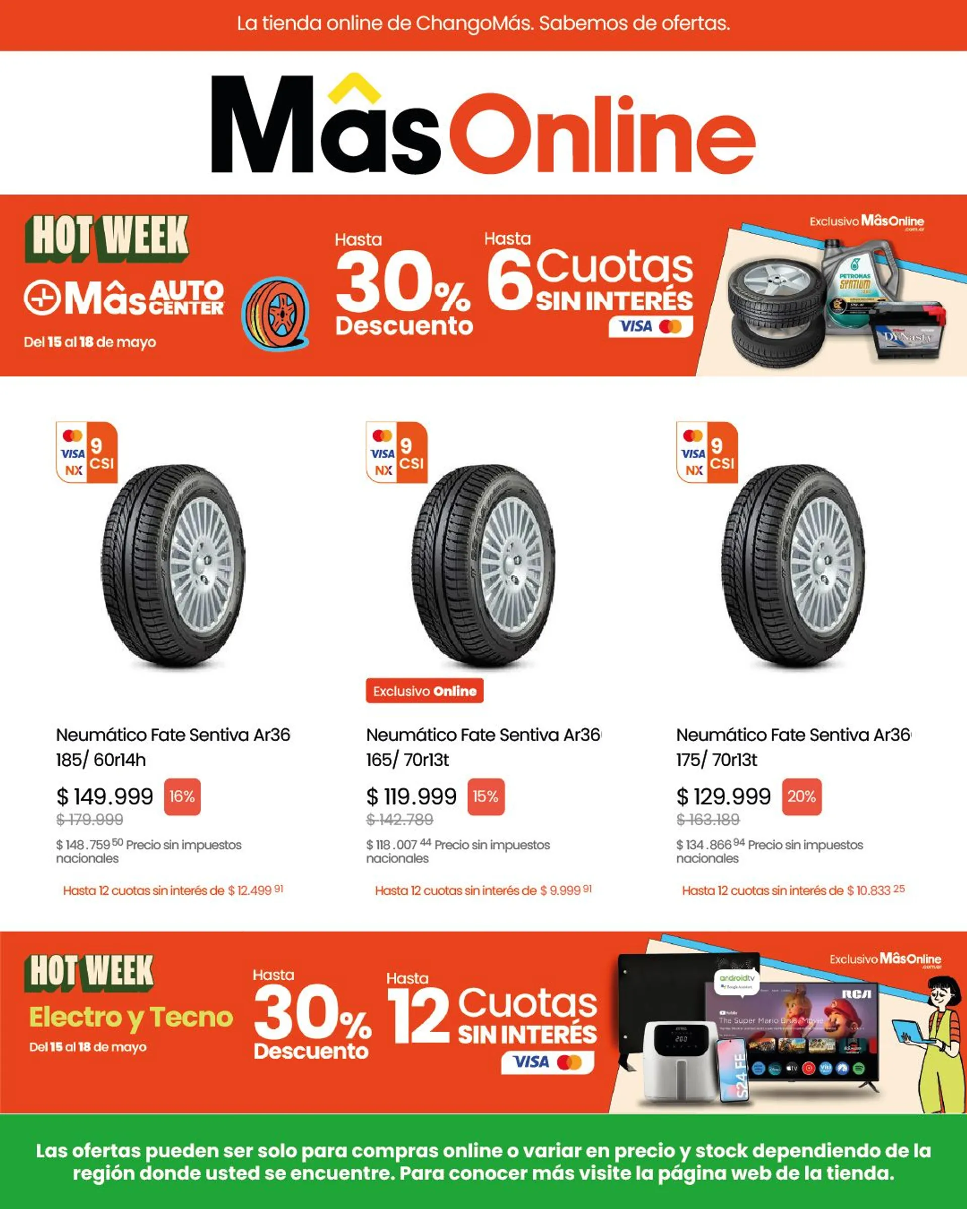 Ofertas de ChangoMas Ofertas HotWeek 15 de mayo al 18 de mayo 2025 - Página  del catálogo