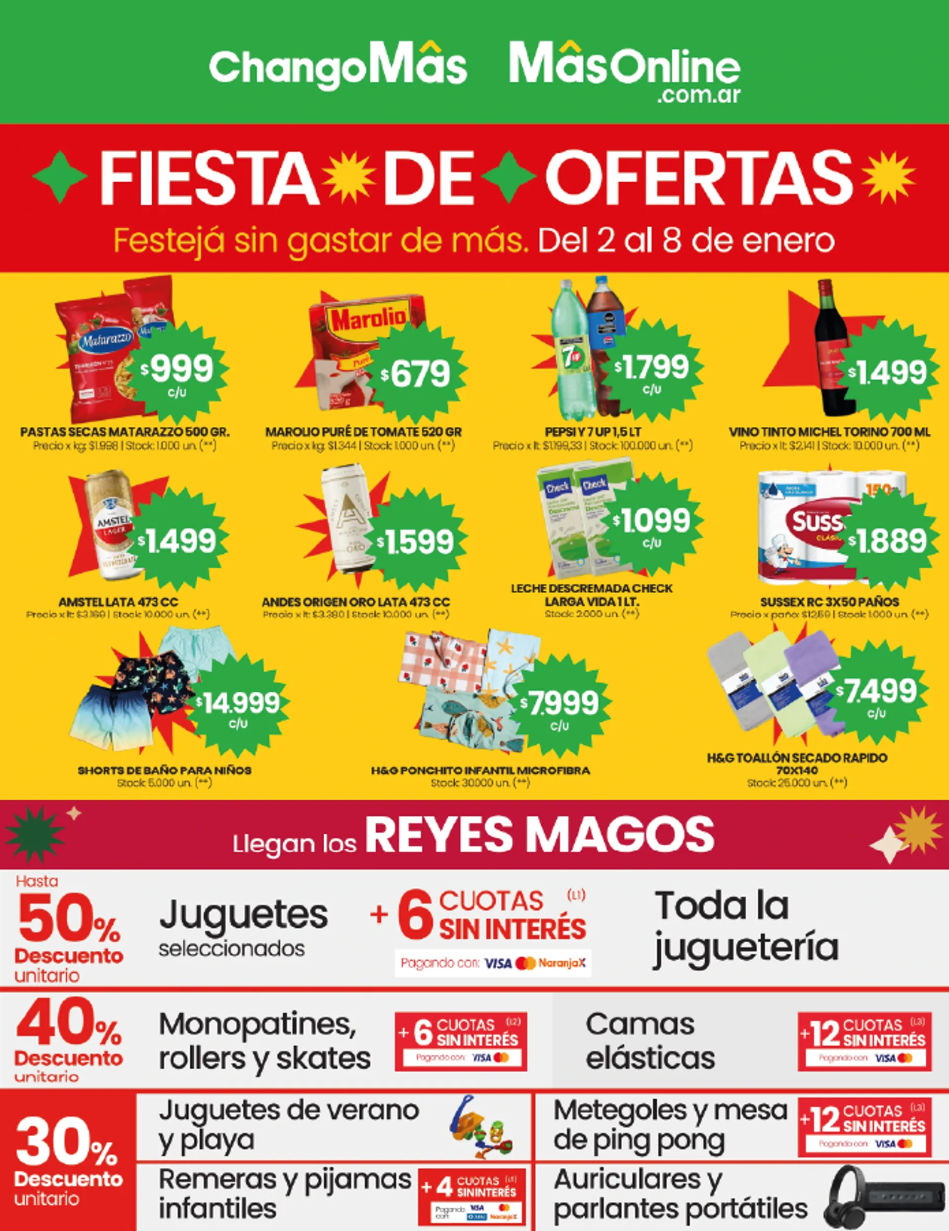 Ofertas de juguetes en chango mas online