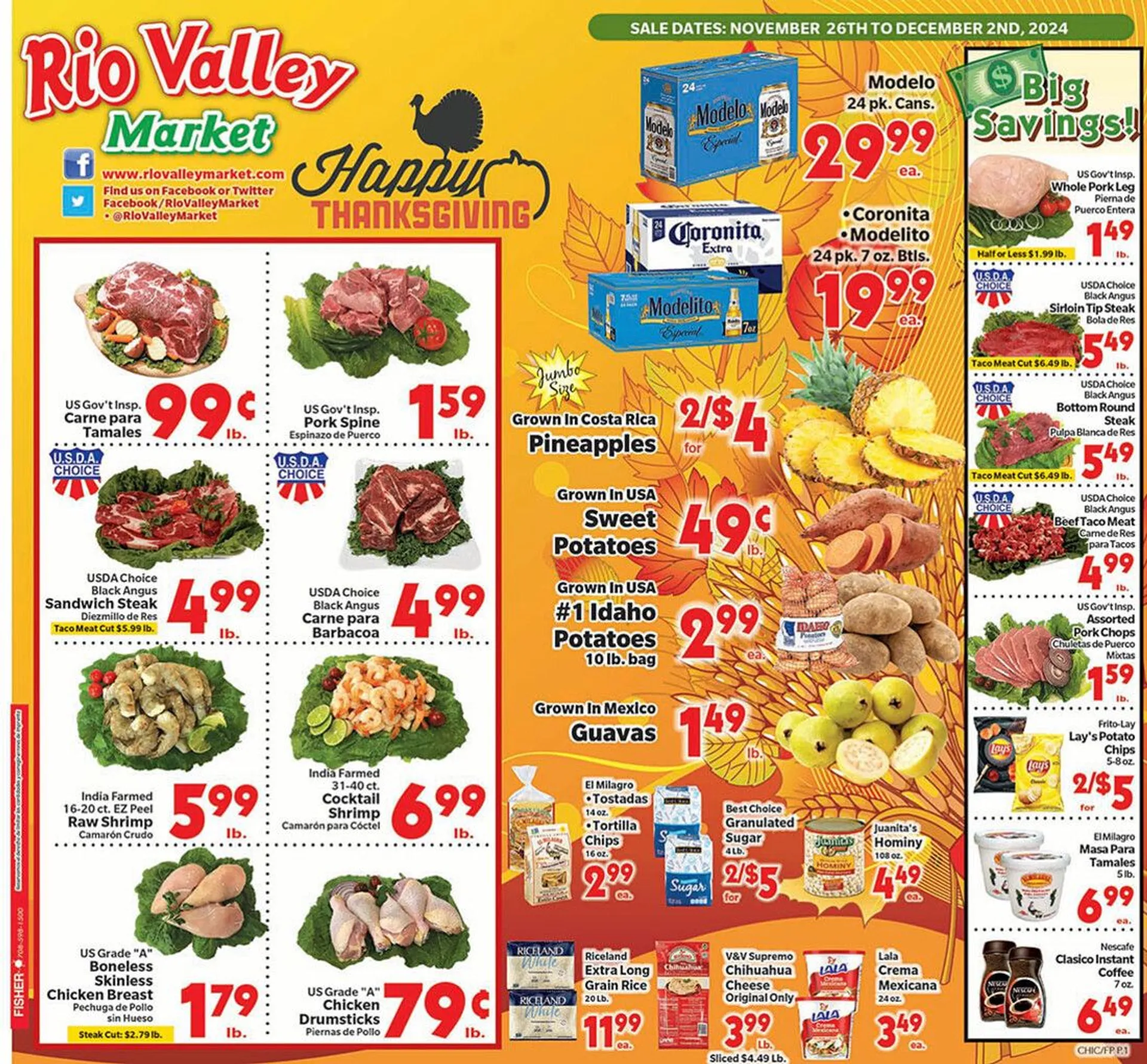 Weekly ad Rio Valley Market Weekly Ad from November 26 to December 2 2024 - Page 