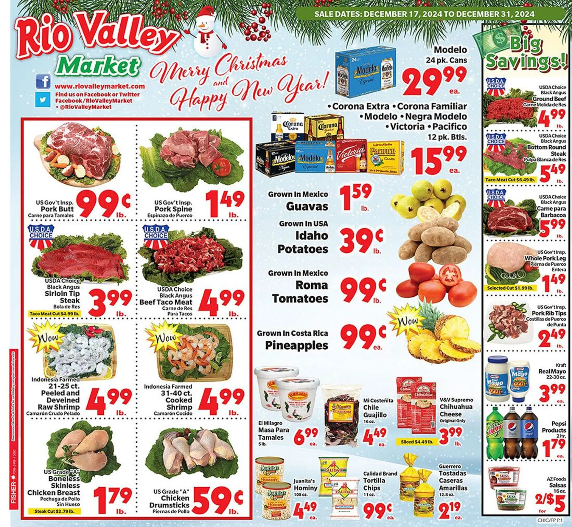 Weekly ad Rio Valley Market Deals from December 17 to December 31 2024 - Page 