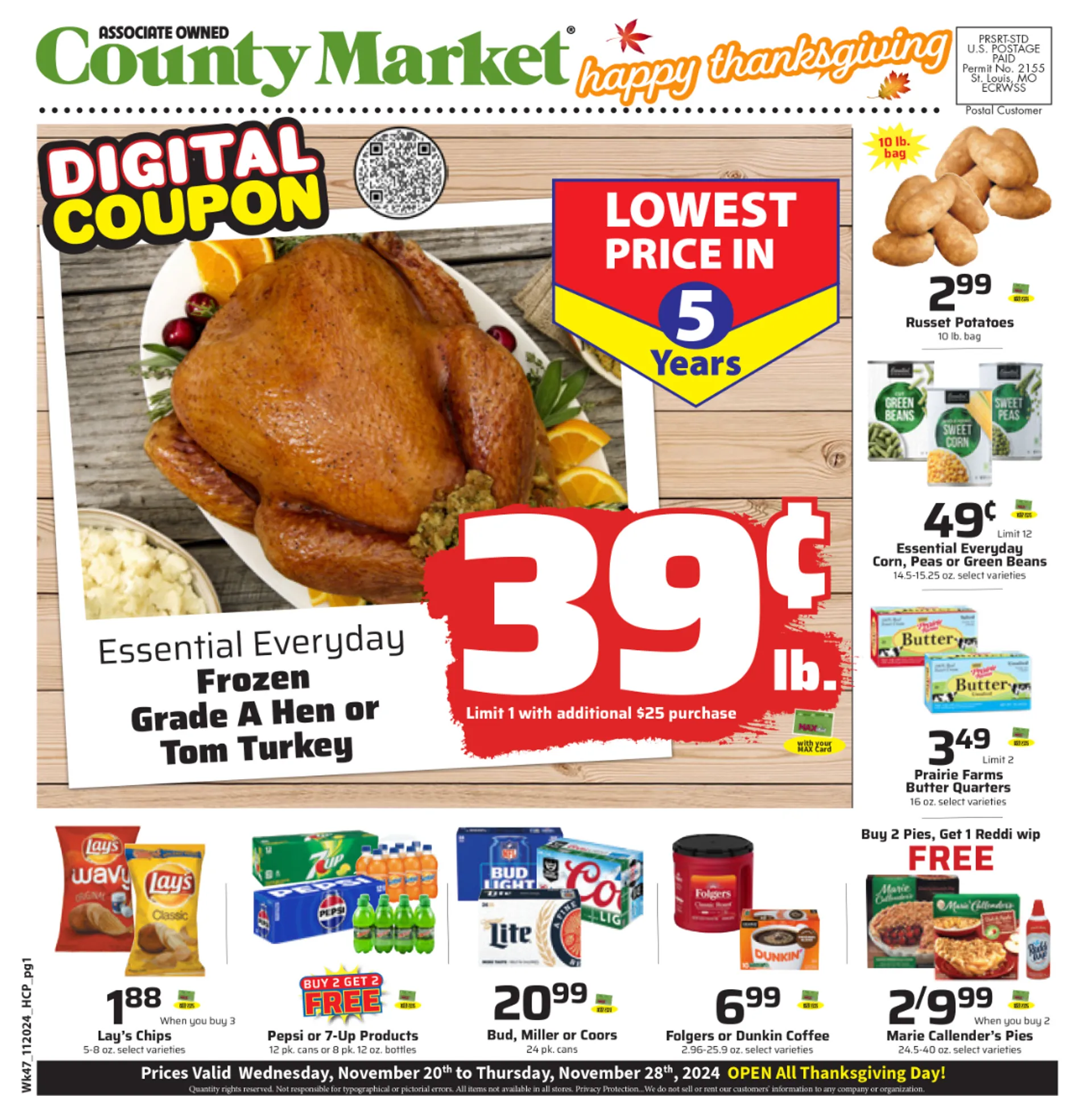 Weekly ad Weekly Ad - Happy Thanksgiving! from November 20 to November 28 2024 - Page 