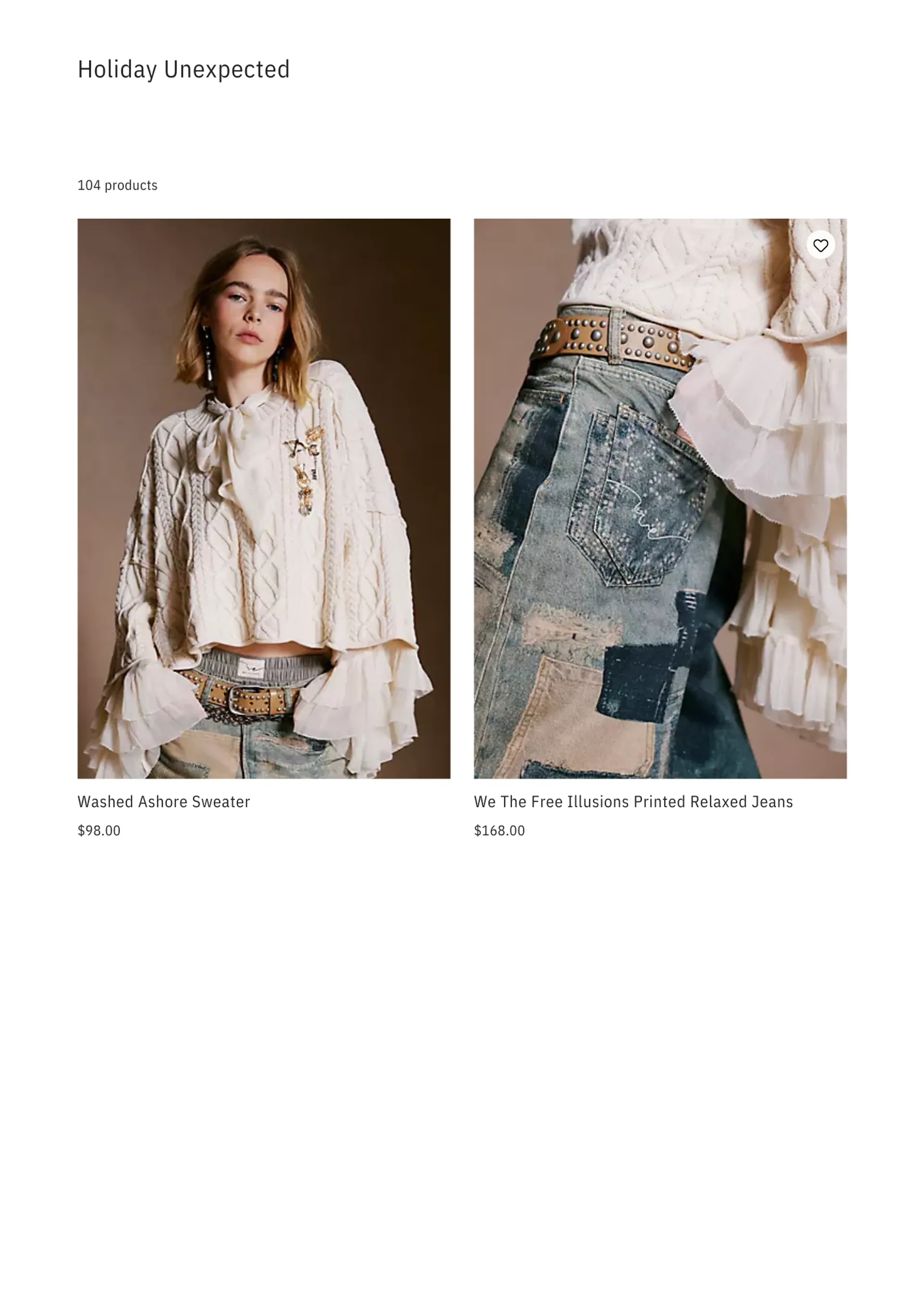 Weekly ad Christmas deals at Free people from December 10 to December 31 2024 - Page 