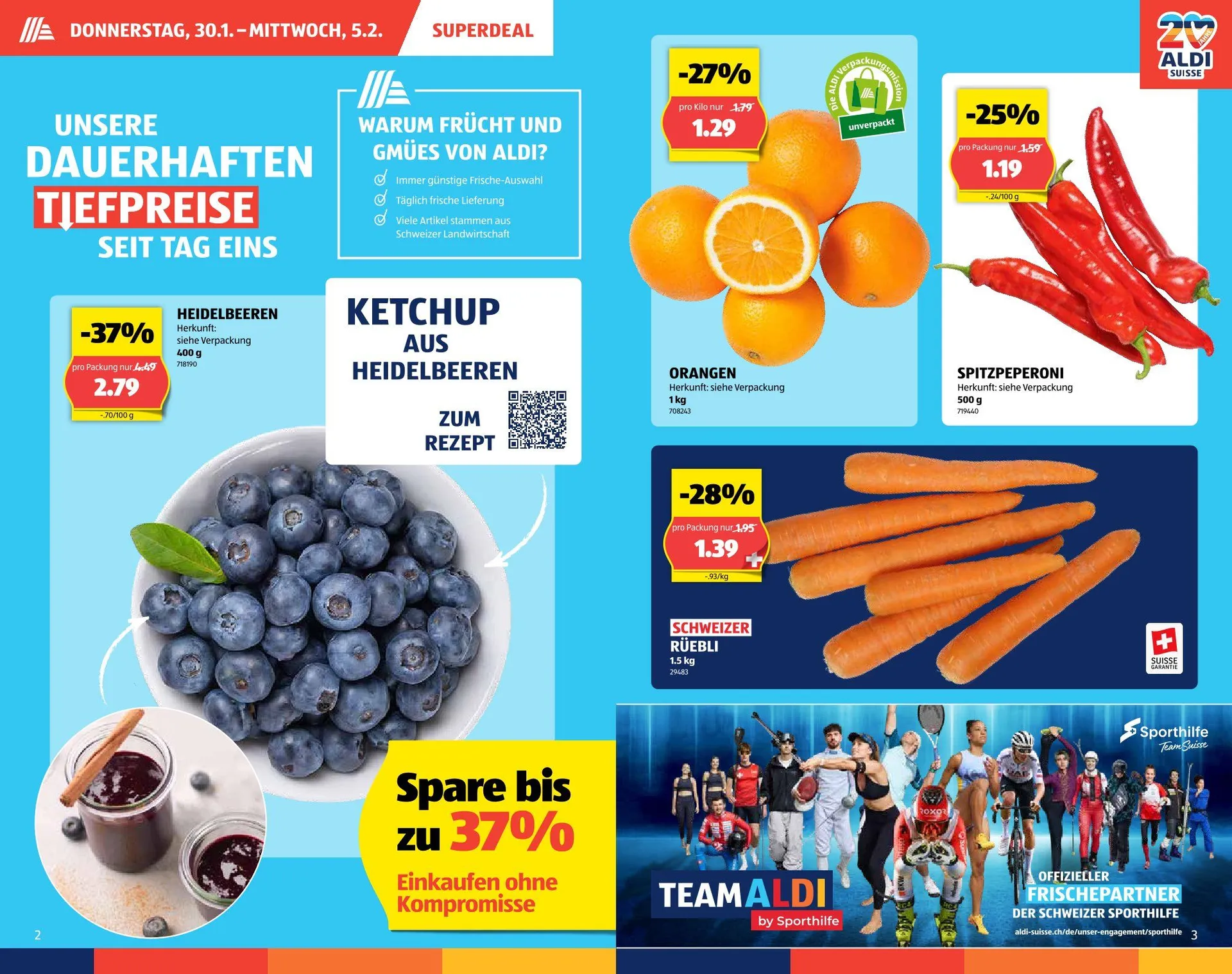 Aldi Prospekt von 4. Februar bis 5. Februar 2025 - Prospekt seite  2