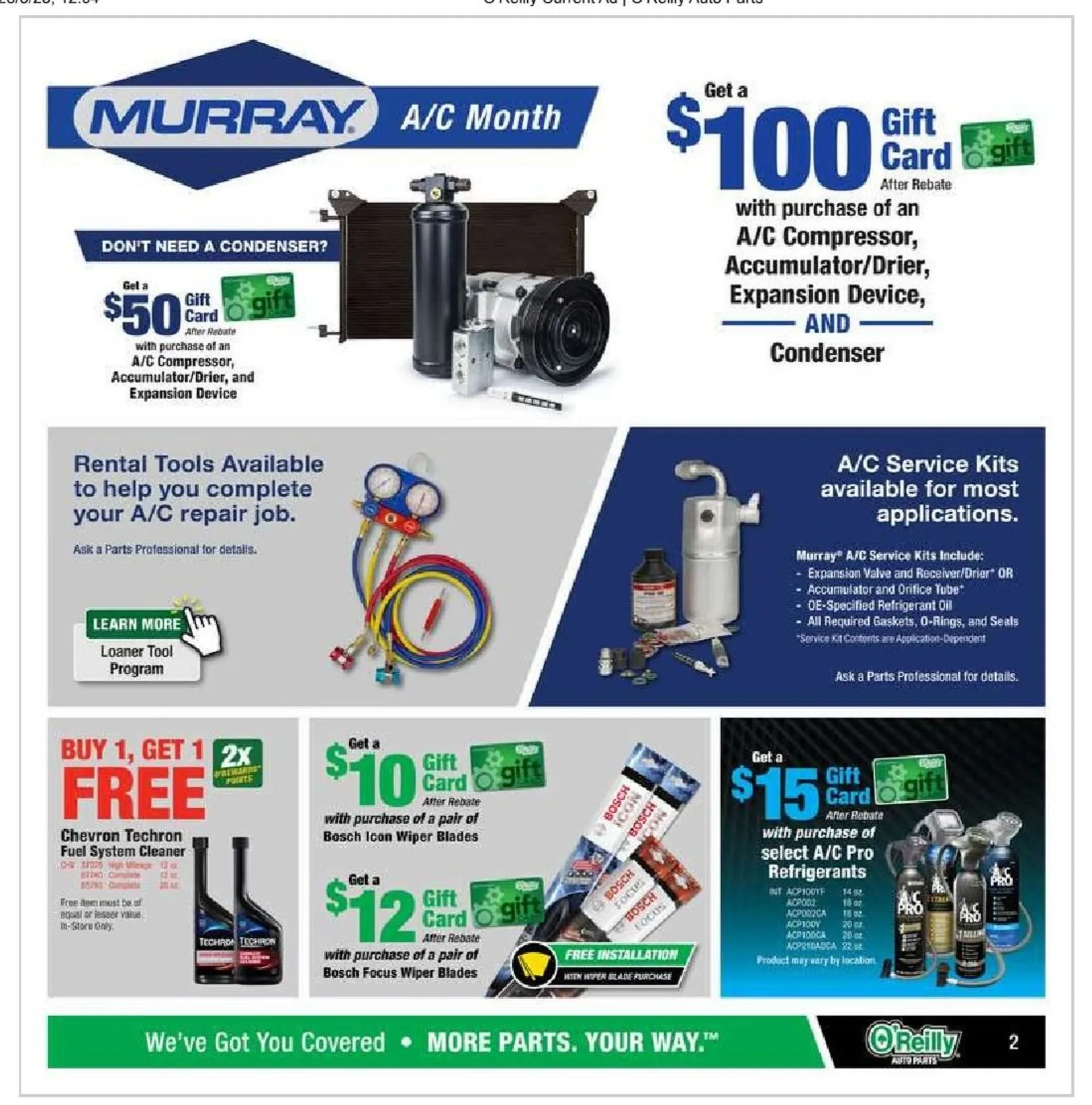 Weekly ad O'Reilly Auto Parts Deals from May 28 to June 24 2025 - Page 2