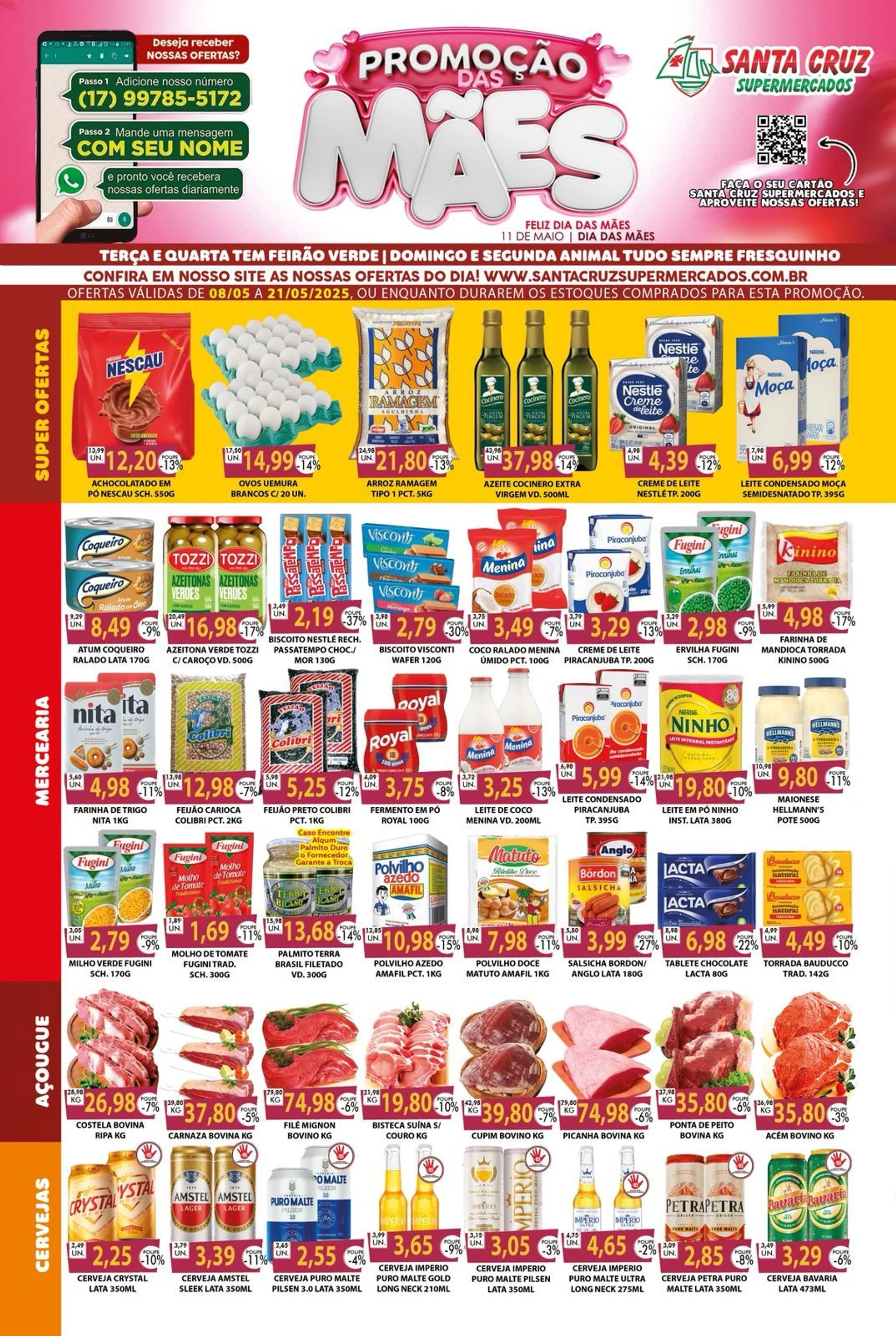 Encarte de Supermercados Santa Cruz Ofertas 14 de maio até 21 de maio 2025 - Pagina 