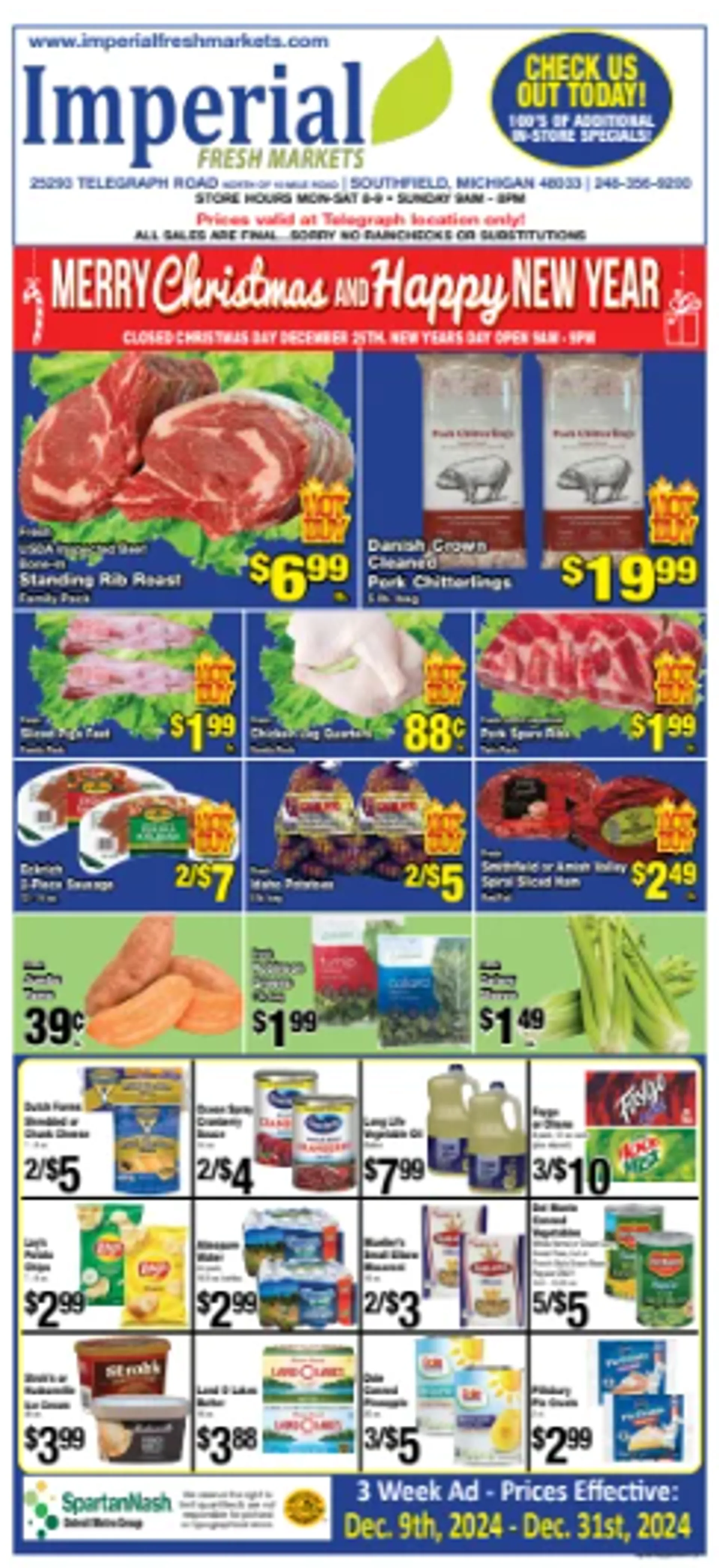 Weekly ad Imperial Fresh Markets Deals from December 17 to December 25 2024 - Page 