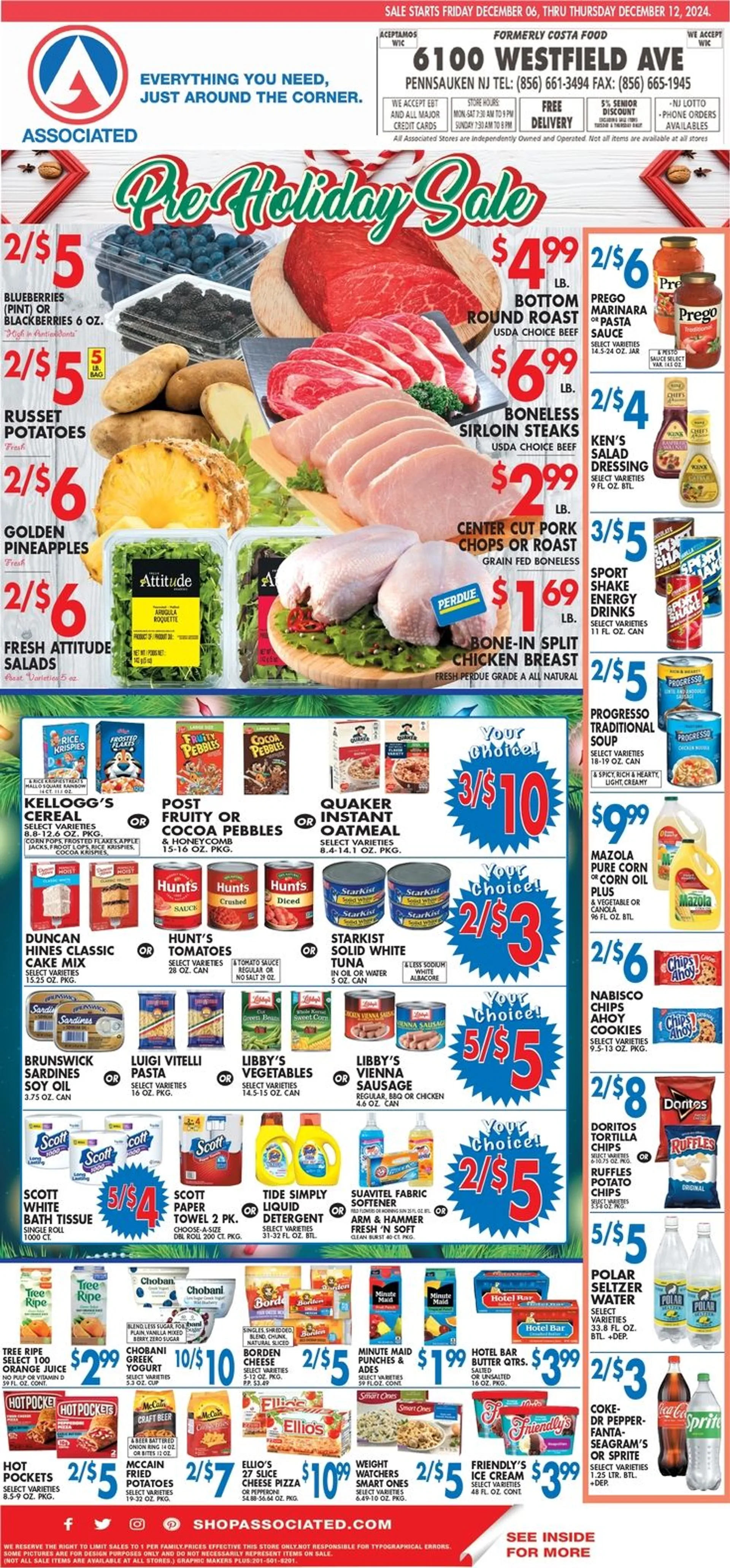 Weekly ad Associated Supermarkets Weekly Ad from December 9 to December 15 2024 - Page 