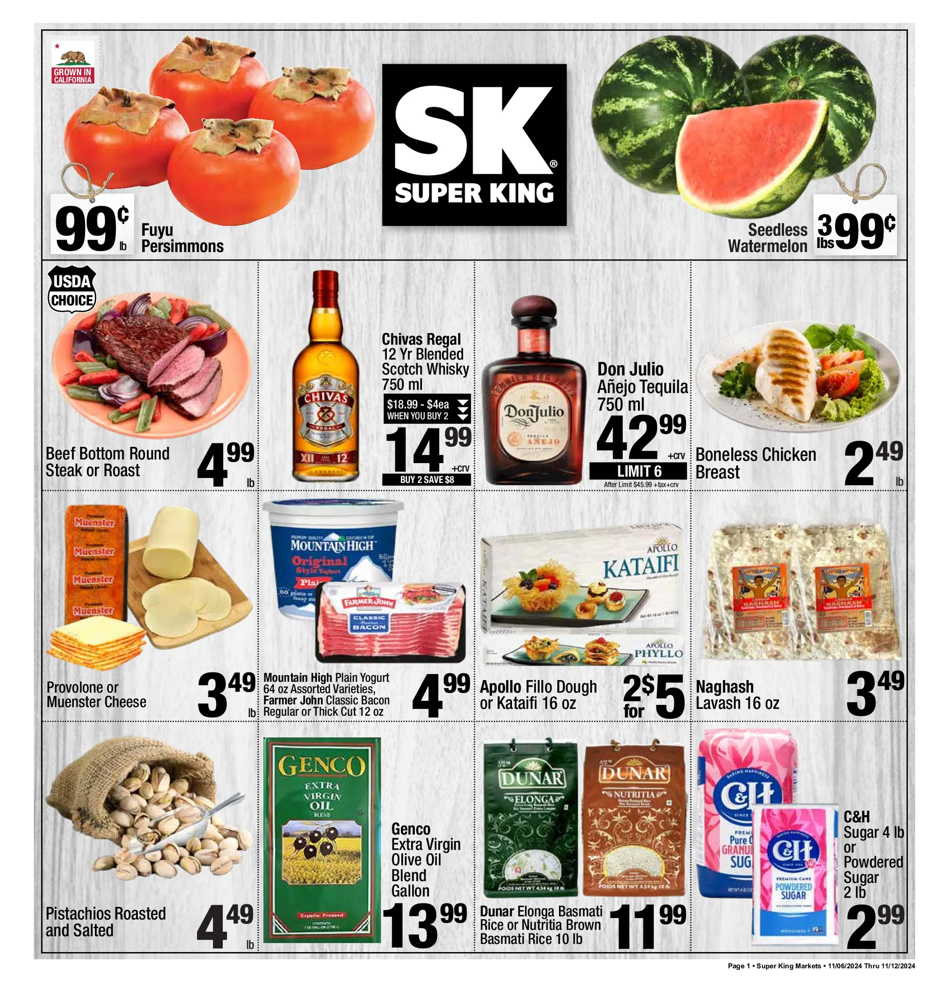 Weekly ad Super King Markets sales from November 6 to November 12 2024 - Page 