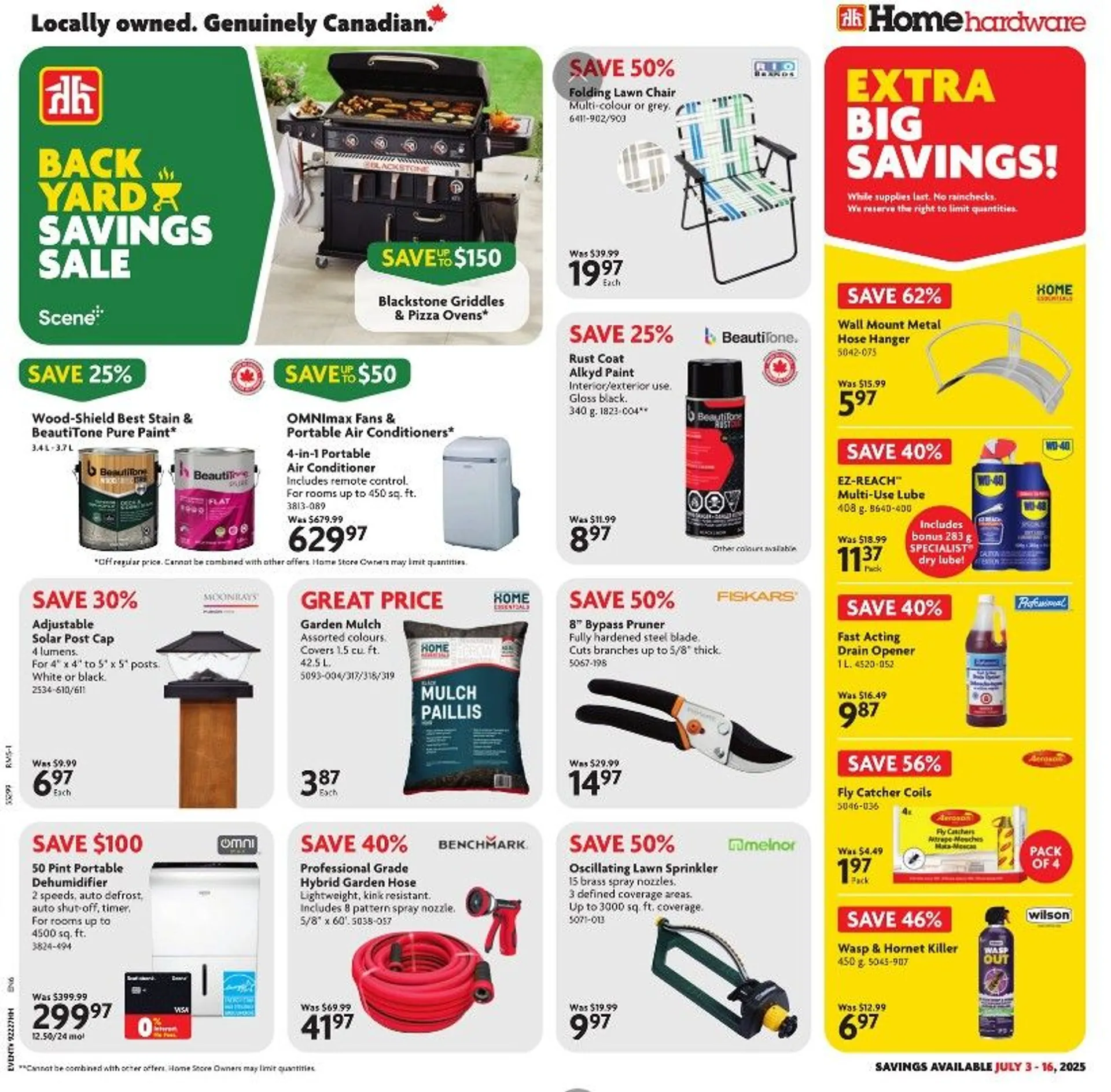 Home Hardware Sales from July 3 to July 16 2025 - flyer page 