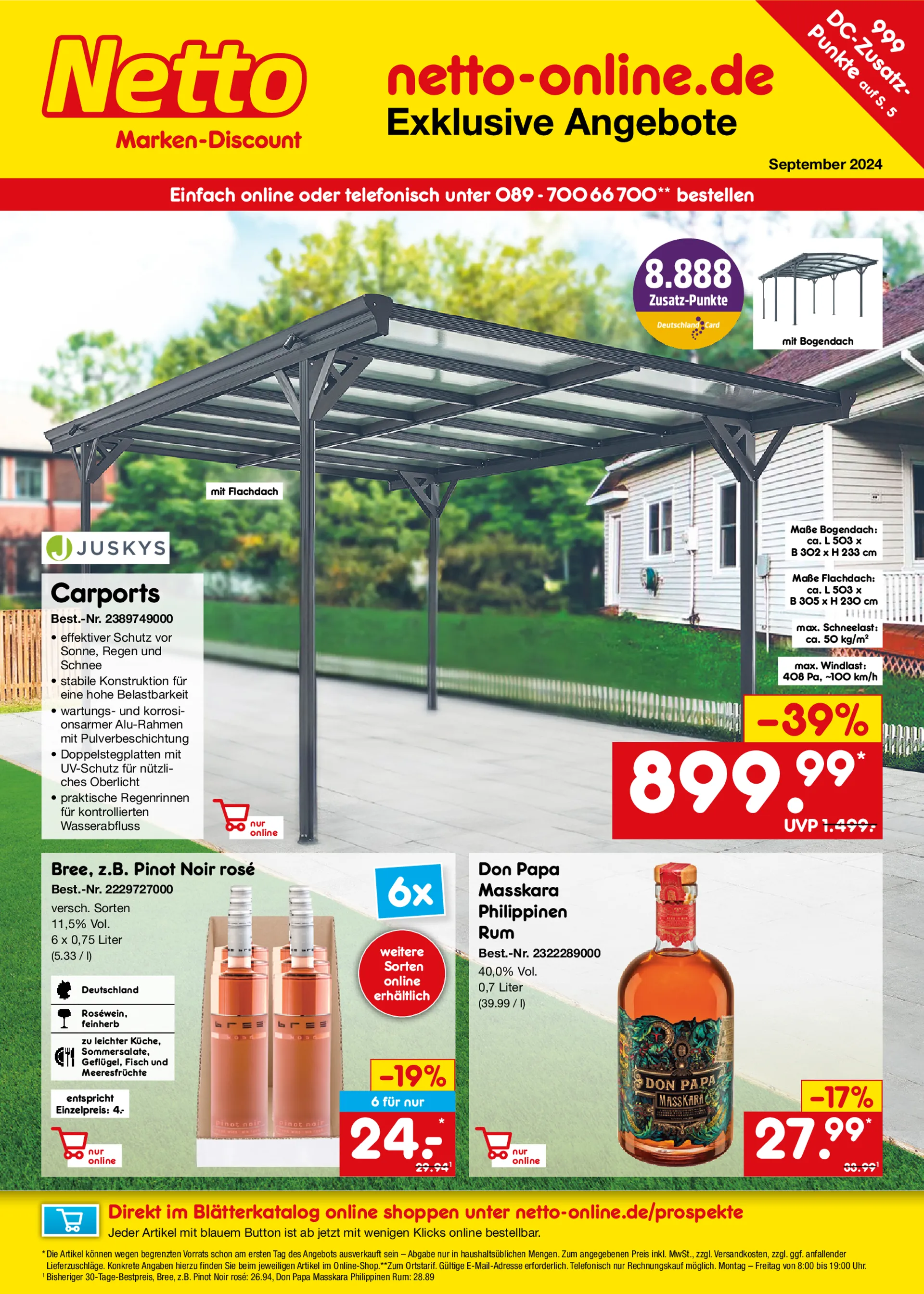 Netto Marken-Discount Prospekts Angebote von 1. September bis 30. September 2024 - Prospekt seite 