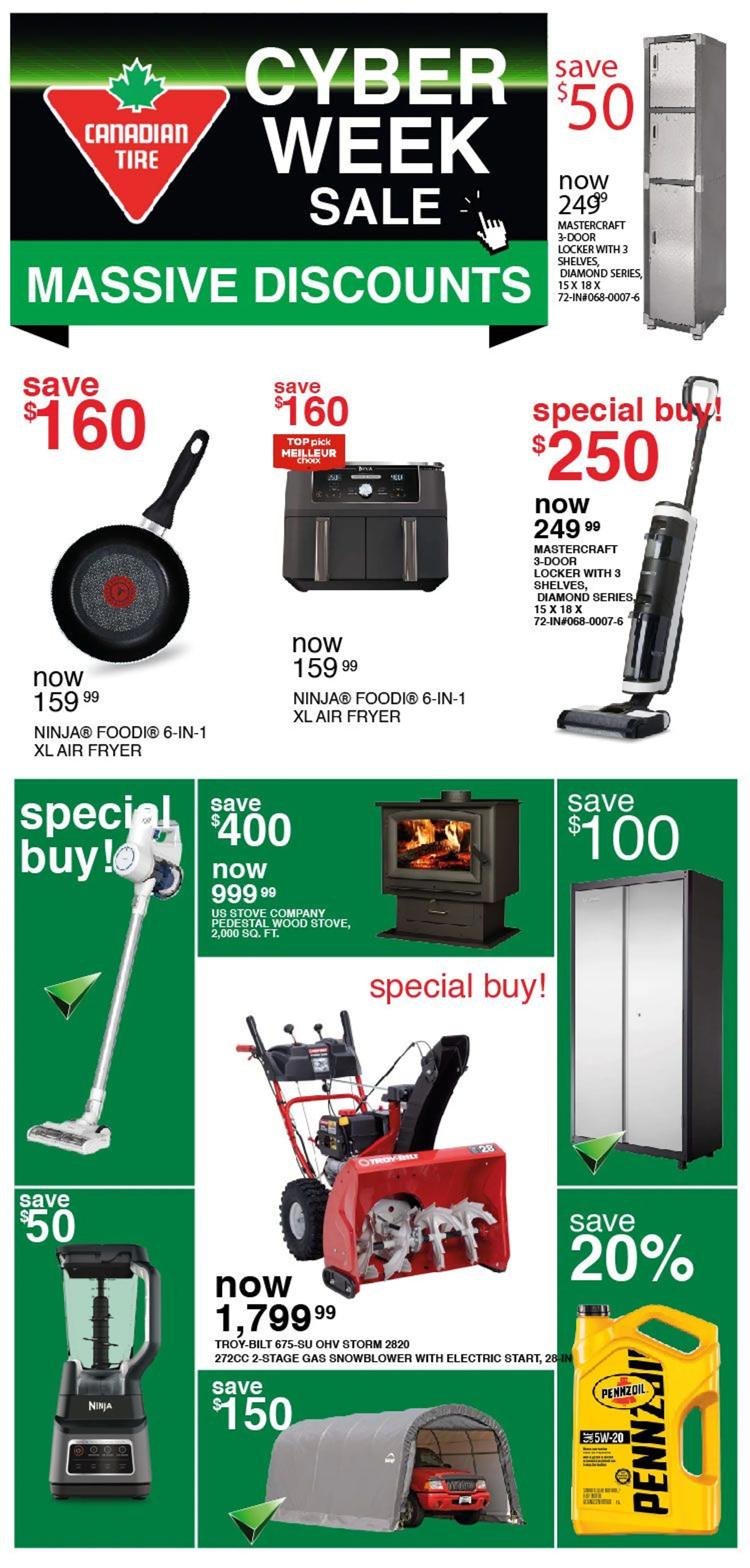 Cyber Week deals from December 1 to December 7 2024 - flyer page 