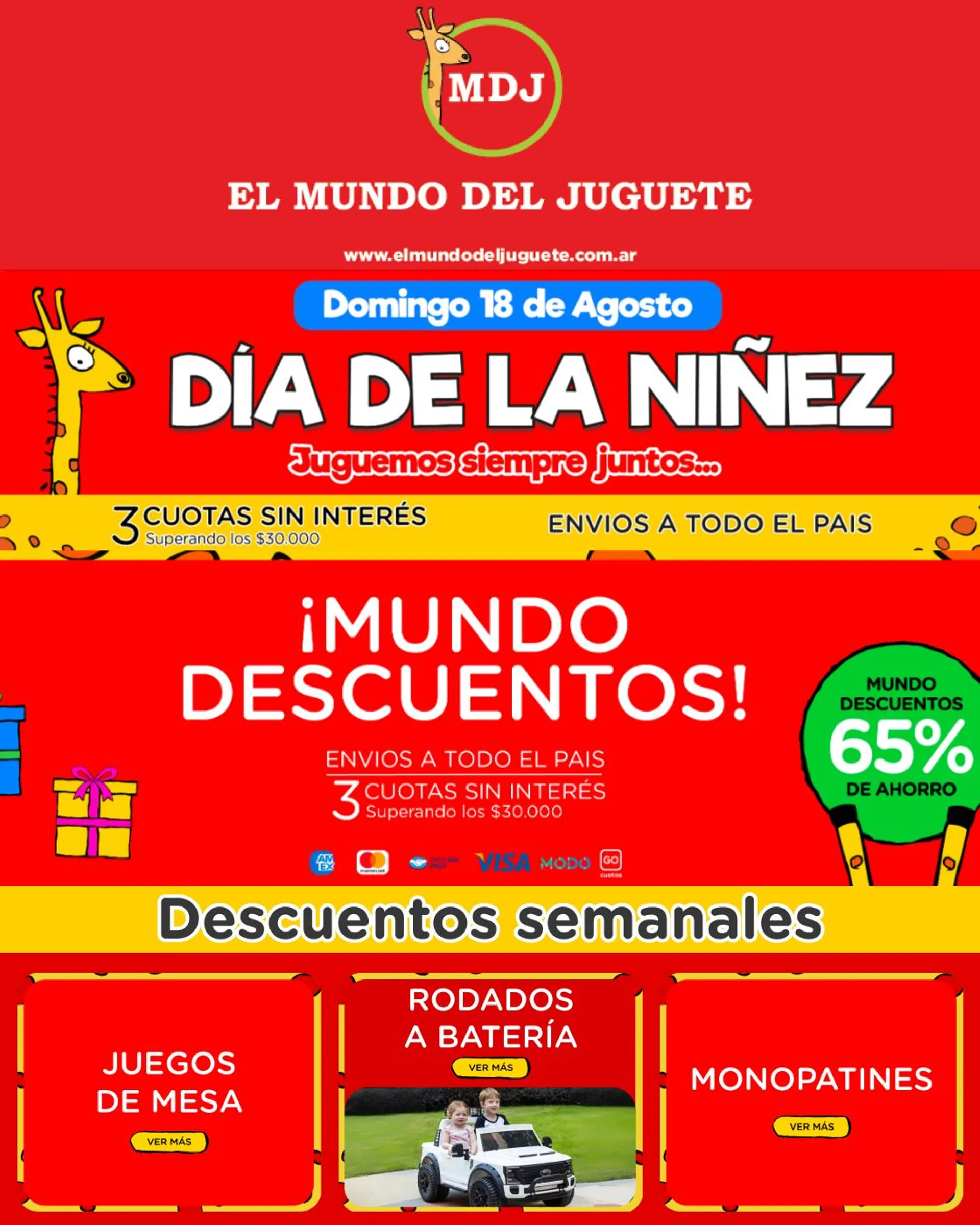 Ofertas de Oferta especial Dia del niño 7 de agosto al 18 de agosto 2024 - Página  del catálogo