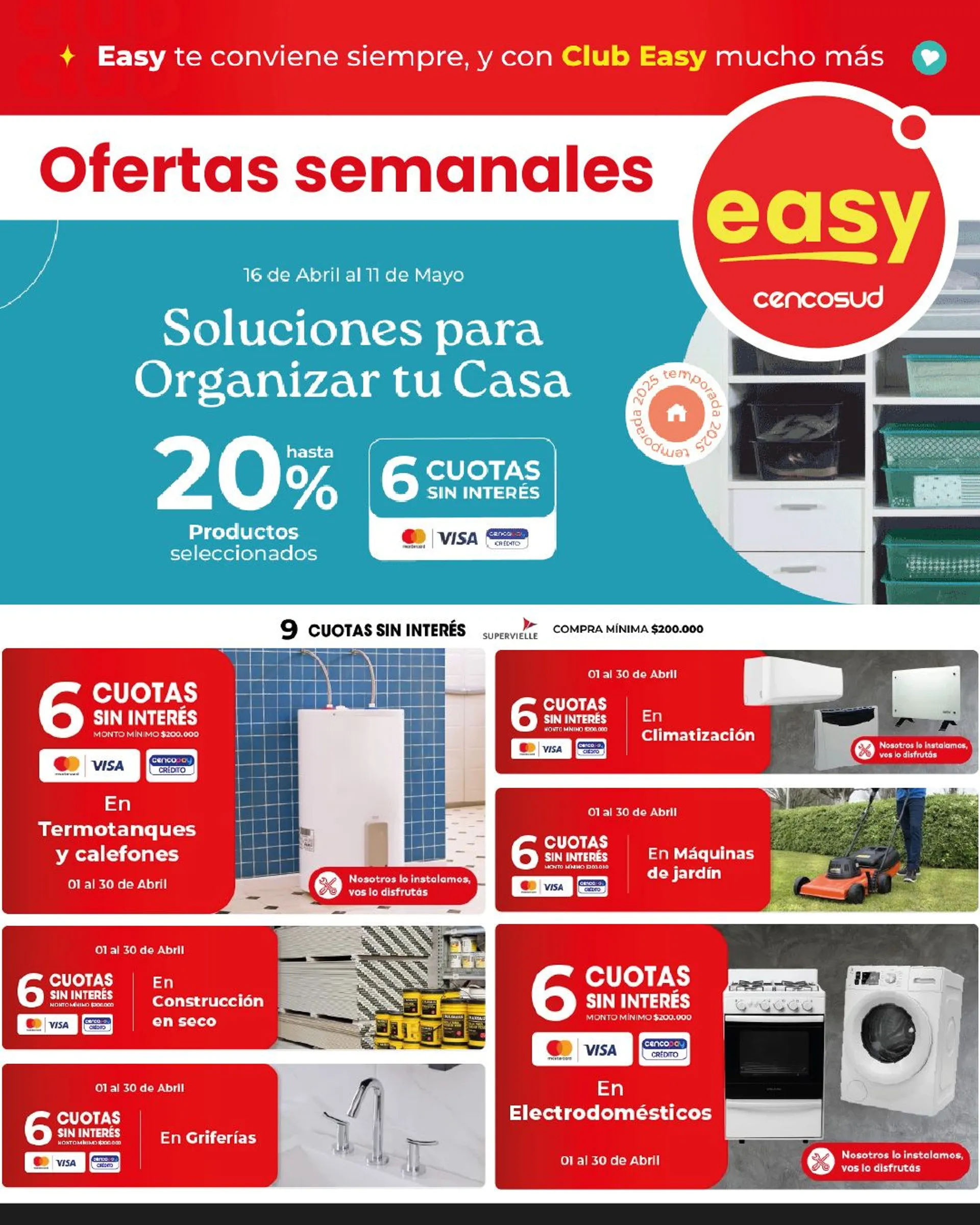 Ofertas de Easy Descuentos Especiales 30 de abril al 14 de mayo 2025 - Página 1 del catálogo
