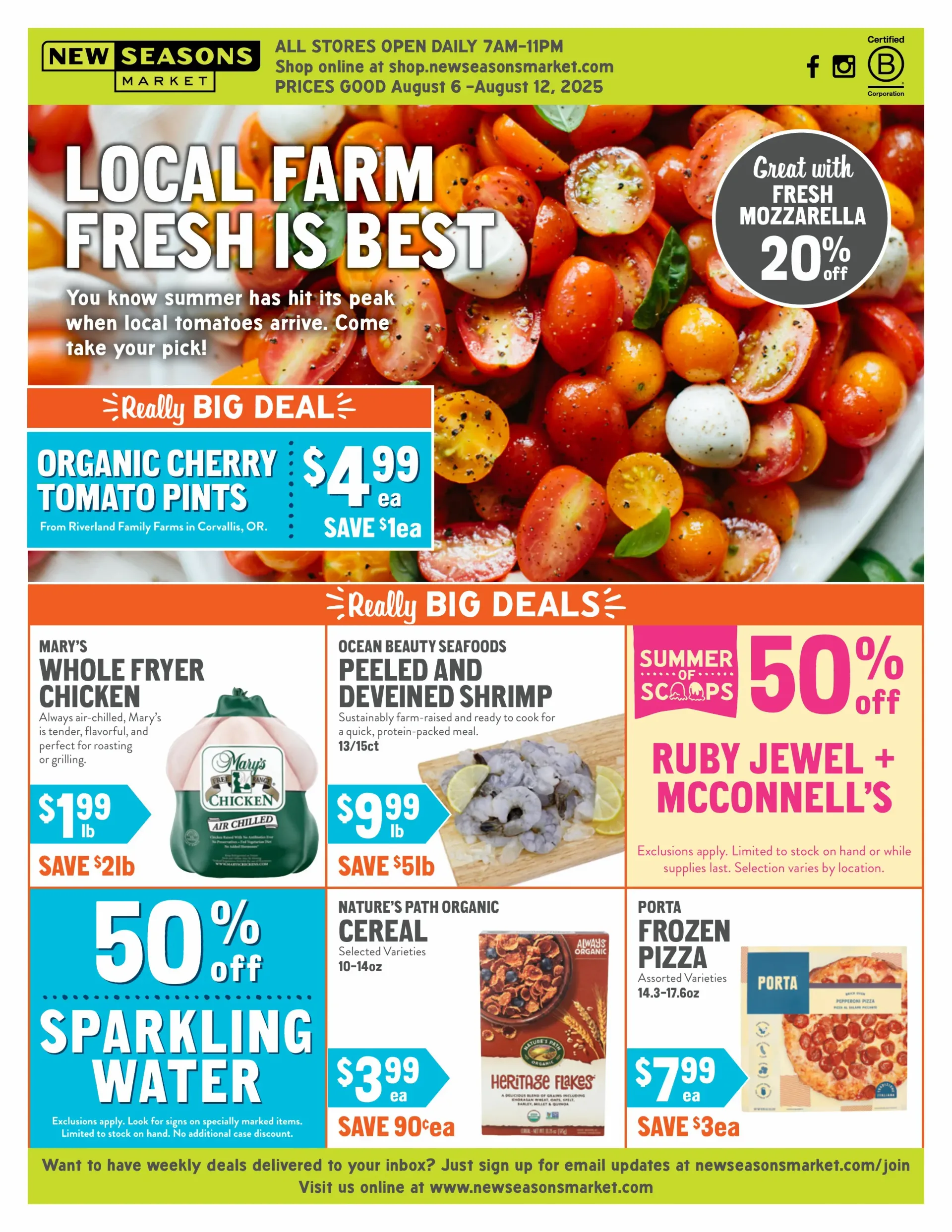Weekly ad New Seasons Market weekly ads from August 6 to August 12 2025 - Page 1